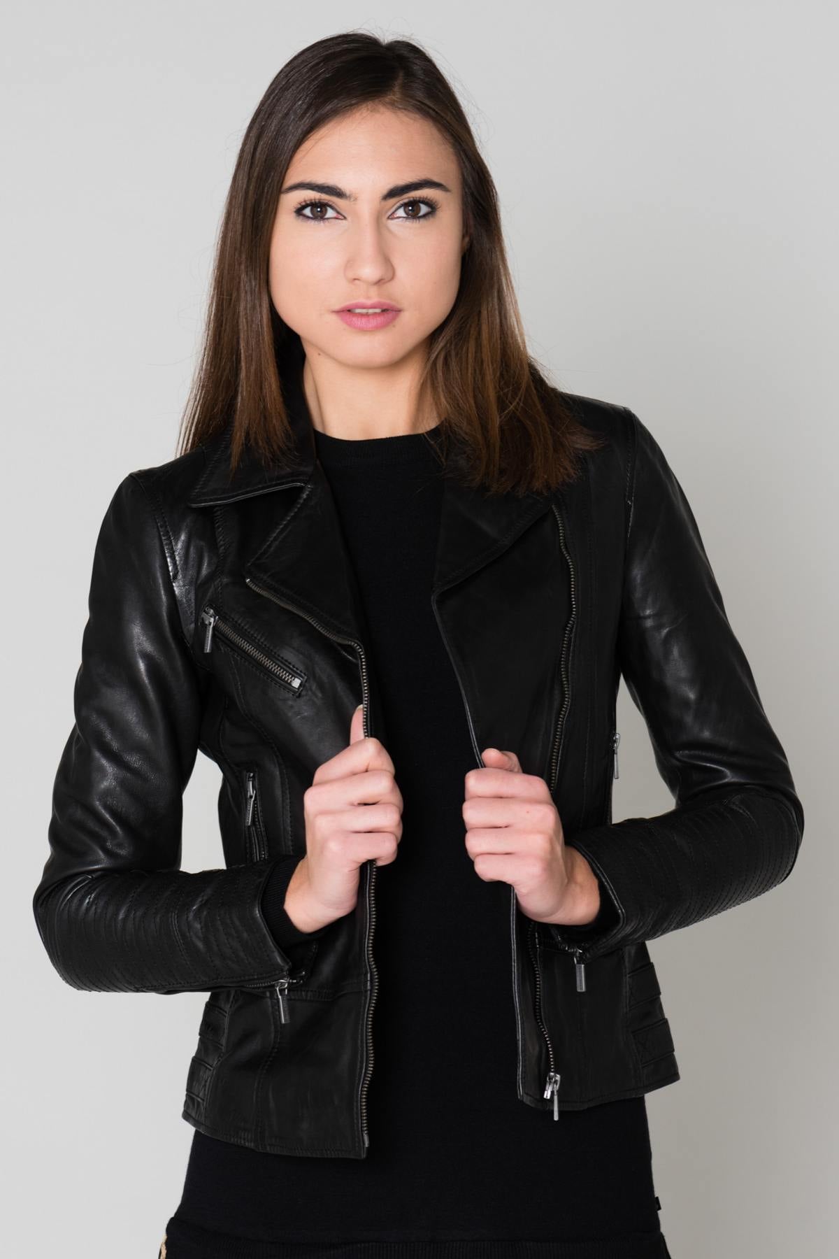 Damen Jacke Rose Garden JULIETTE SHEEP AOSTA BLACK — Ansicht 3