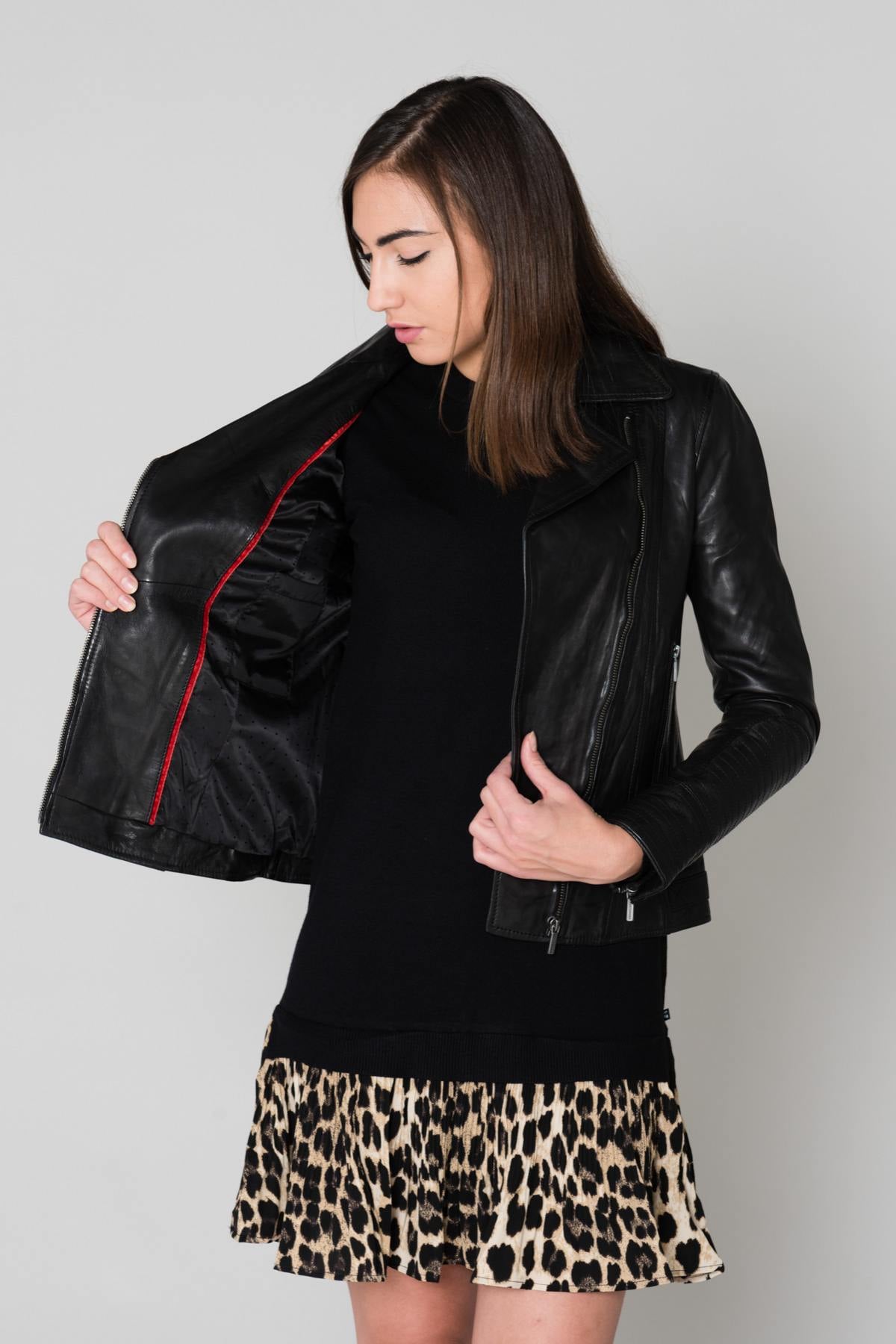 Damen Jacke Rose Garden JULIETTE SHEEP AOSTA BLACK — Ansicht 6