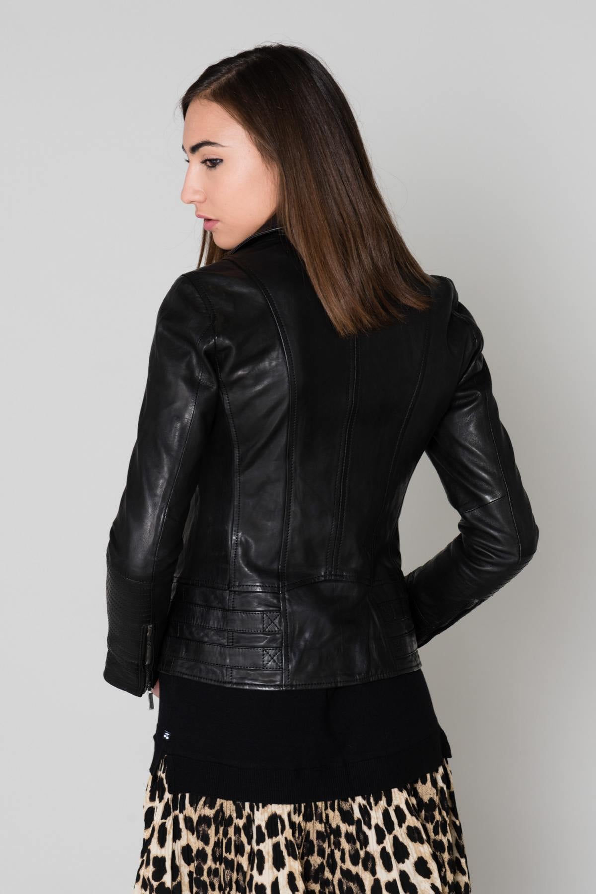 Damen Jacke Rose Garden JULIETTE SHEEP AOSTA BLACK — Ansicht 5
