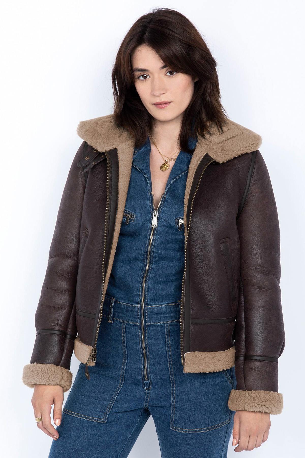 Chaqueta Mujeres Schott LCW1257 CORDOVAN — vista 2