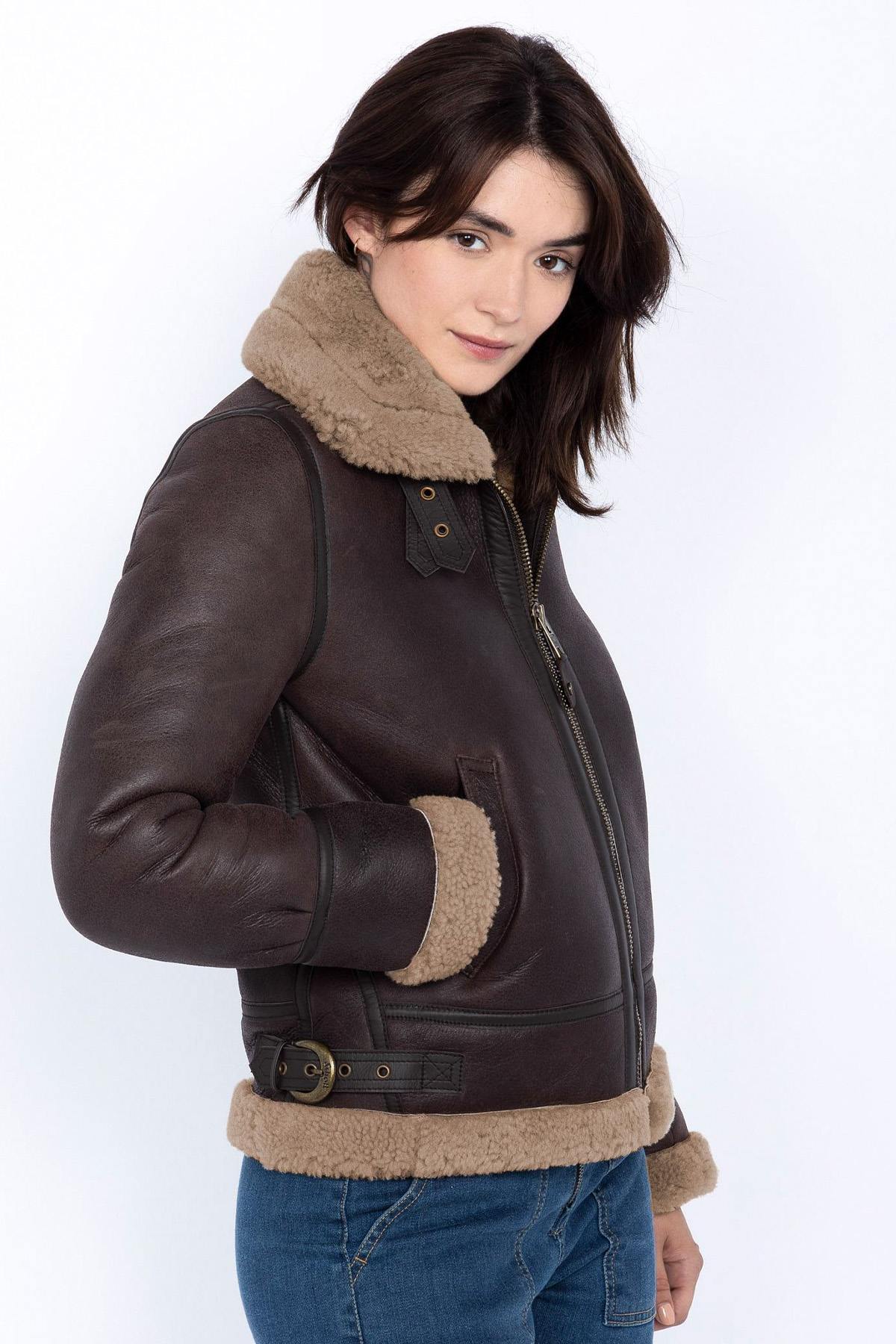 Chaqueta Mujeres Schott LCW1257 CORDOVAN — vista 1