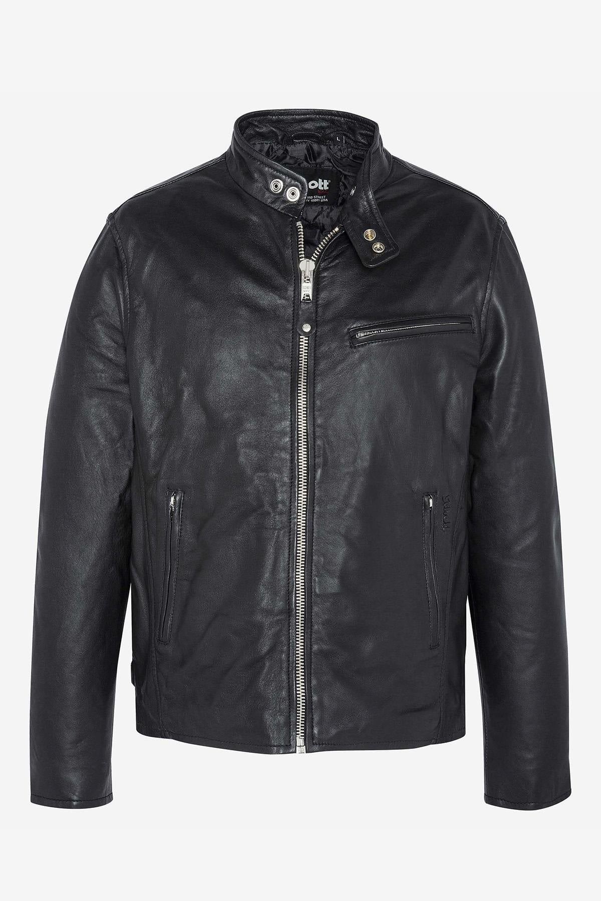 Chaqueta Hombre Schott LC949D BLACK  — vista 5