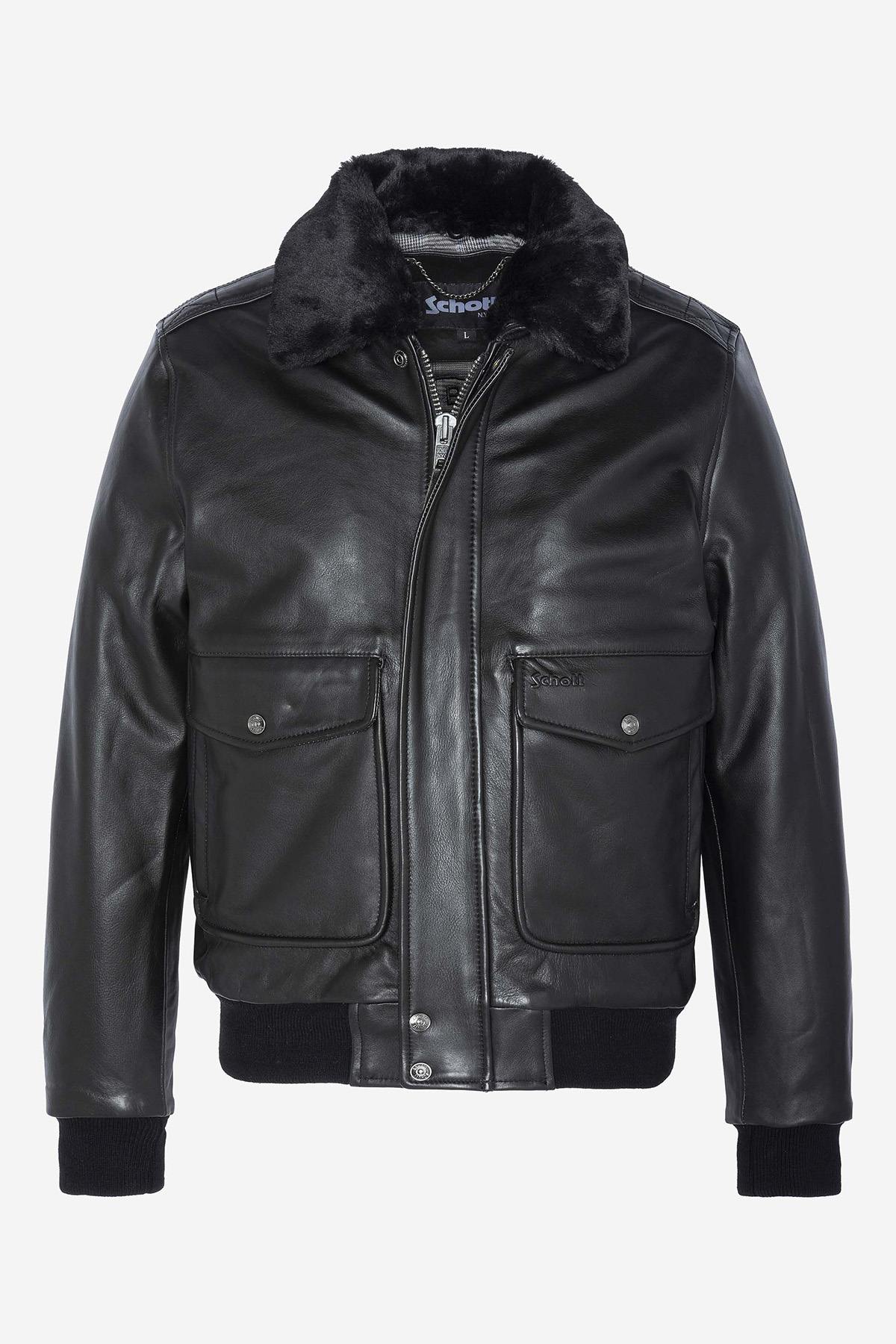 Chaqueta Hombre Schott LC5331X ANT BLACK — vista 7