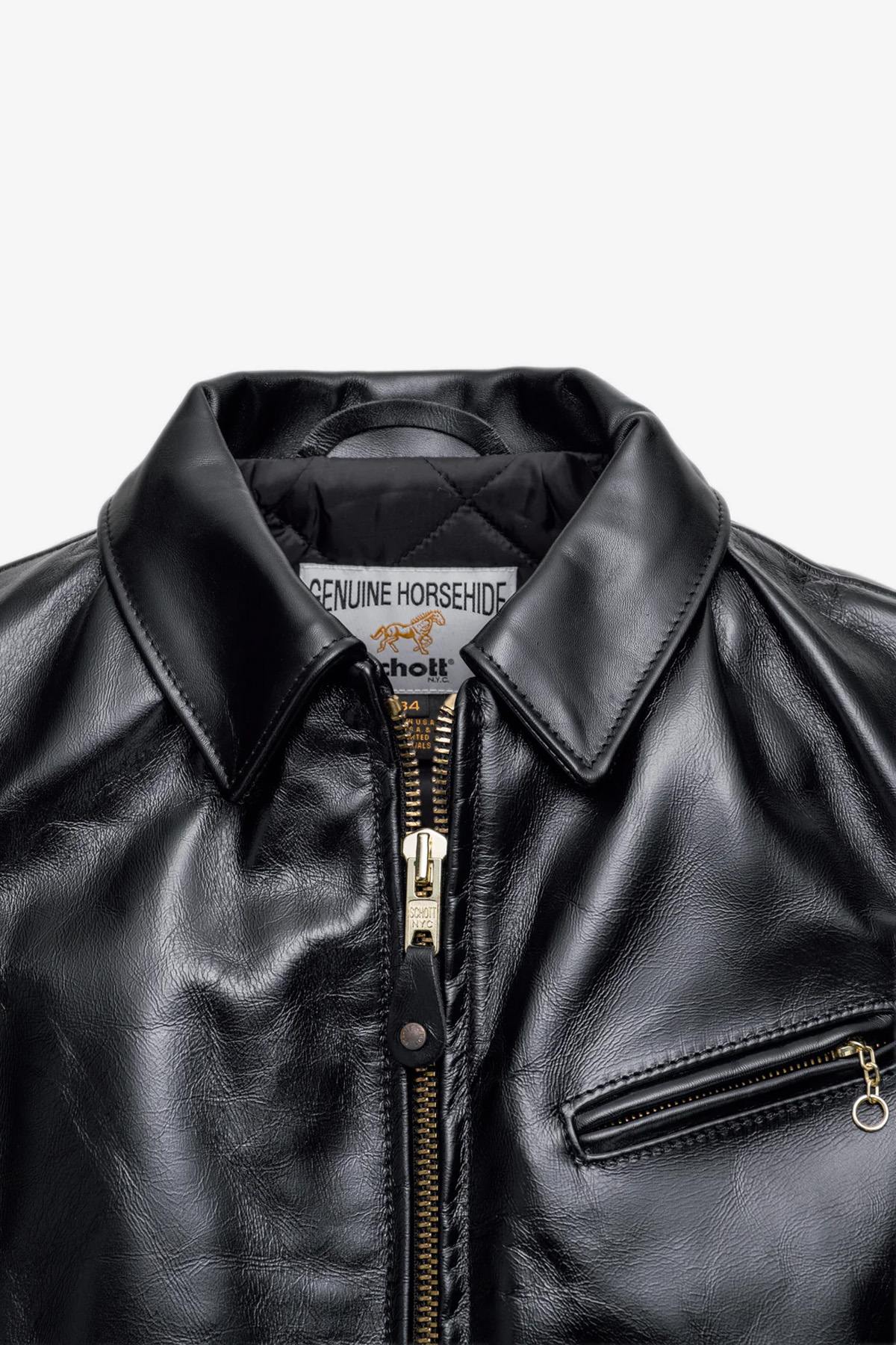 Giacche Uomo Schott 689H NOIR — vista 9