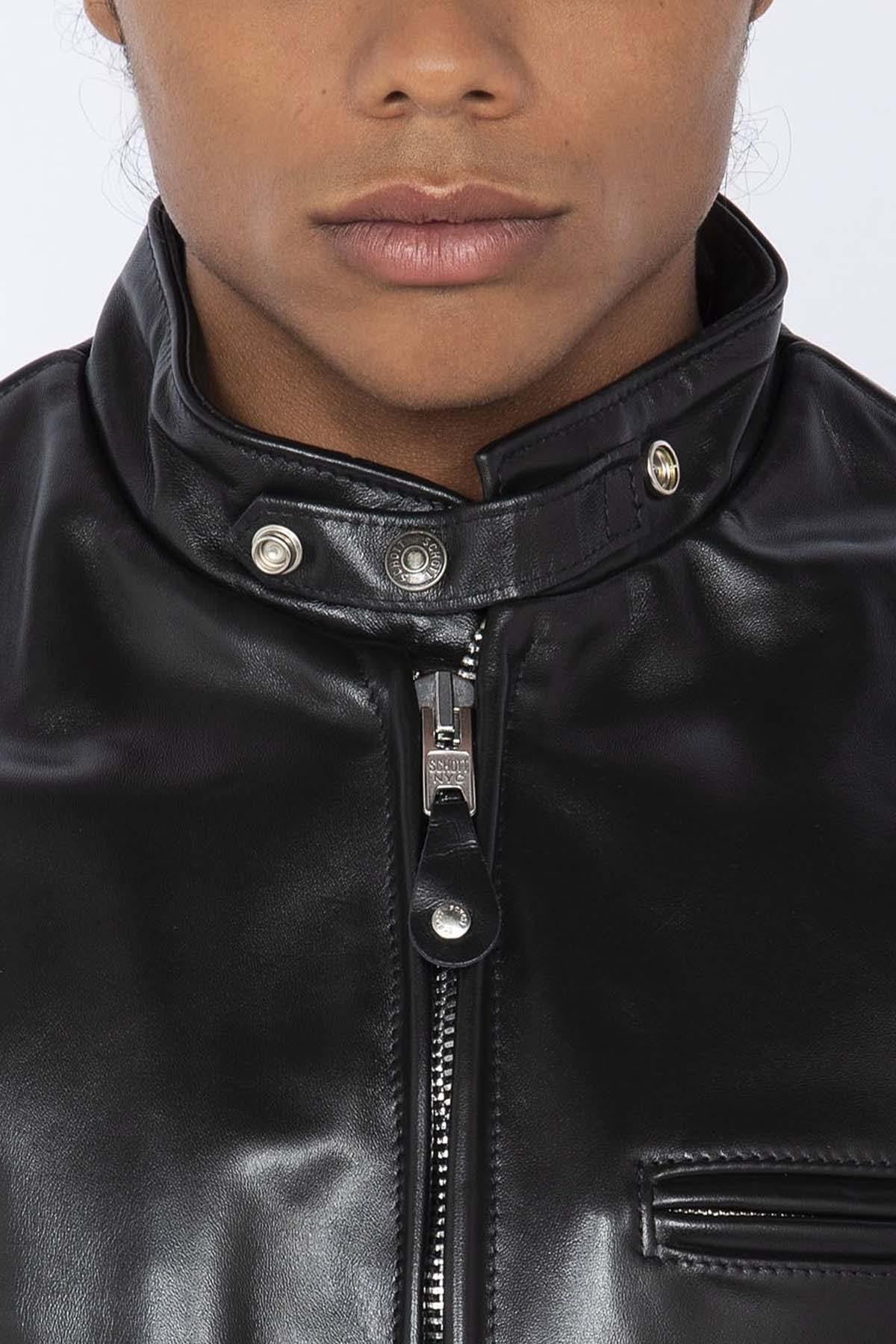 Chaqueta Hombre Schott 641HH NOIR — vista 5