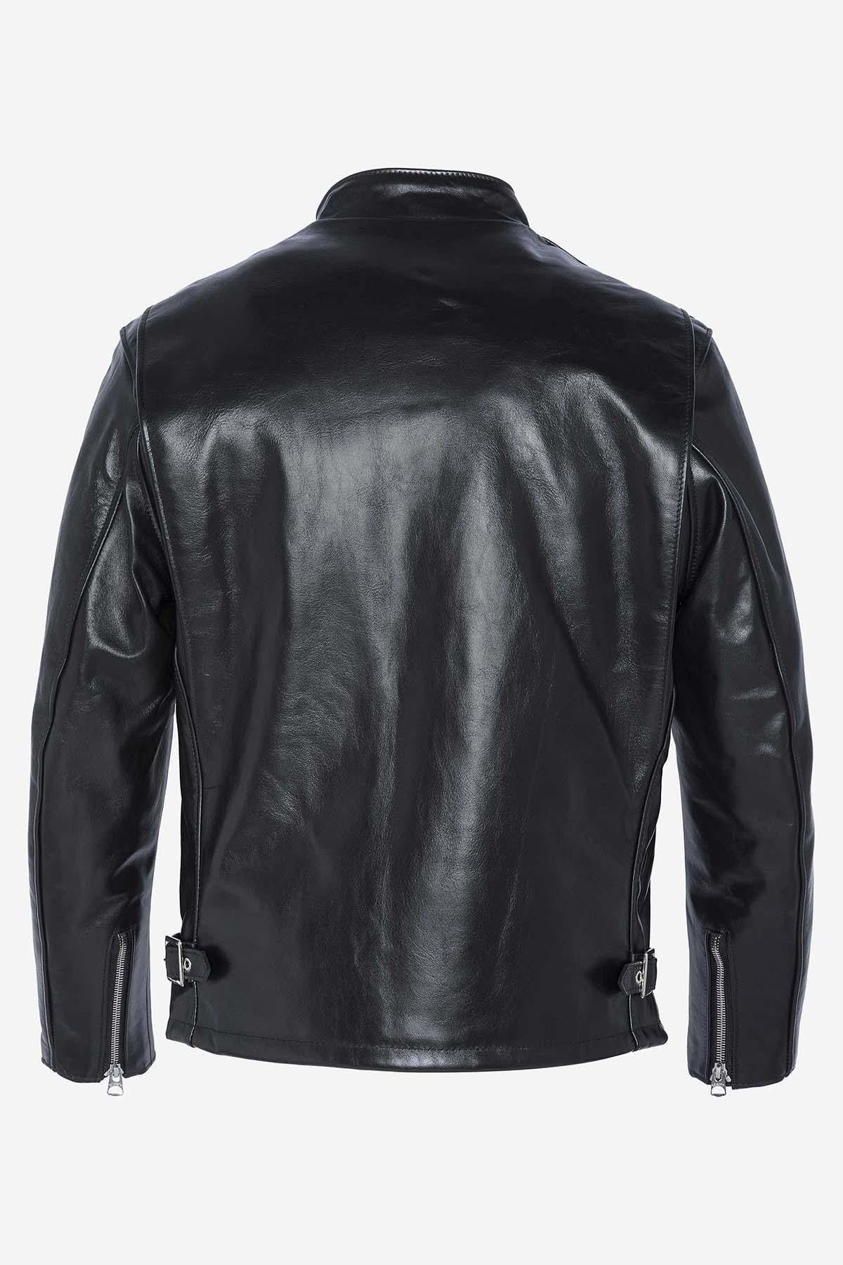 Chaqueta Hombre Schott 641HH NOIR — vista 4