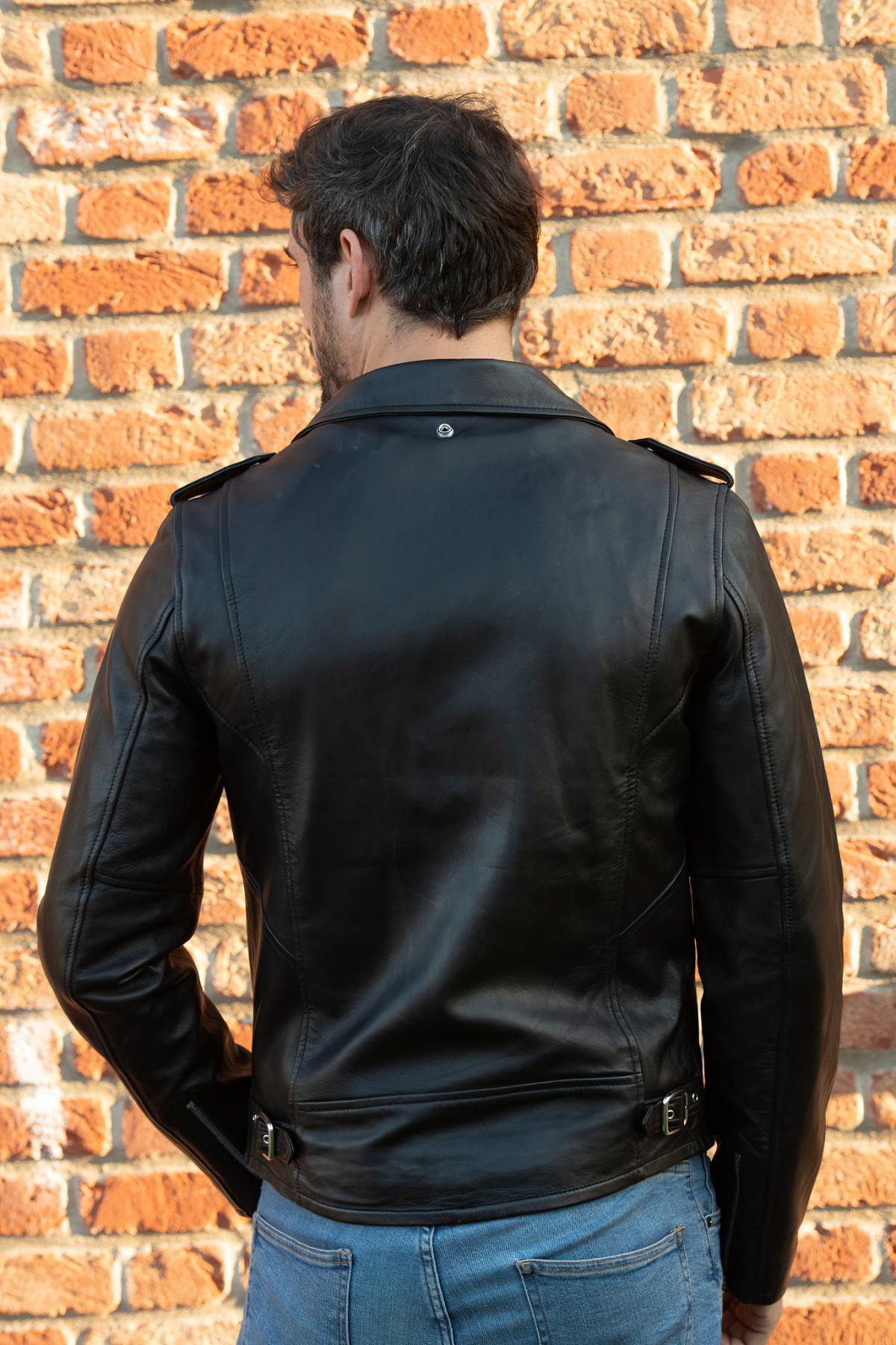 Herren Jacke Schott LC1140 BLACK — Ansicht 3