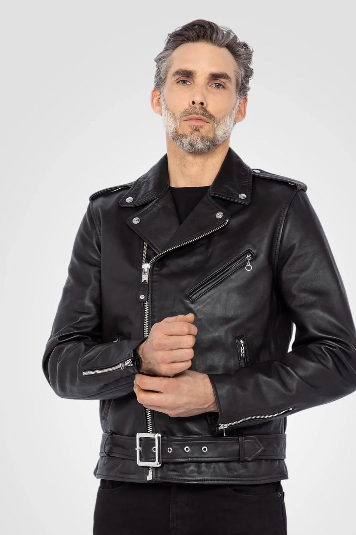 Chaqueta Hombre Schott LC1150 BLACK — vista 1
