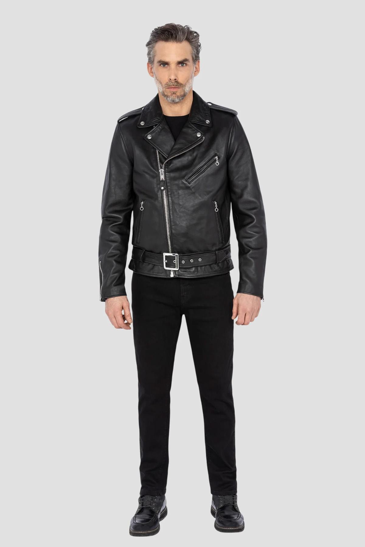 Chaqueta Hombre Schott LC1150 BLACK — vista 7