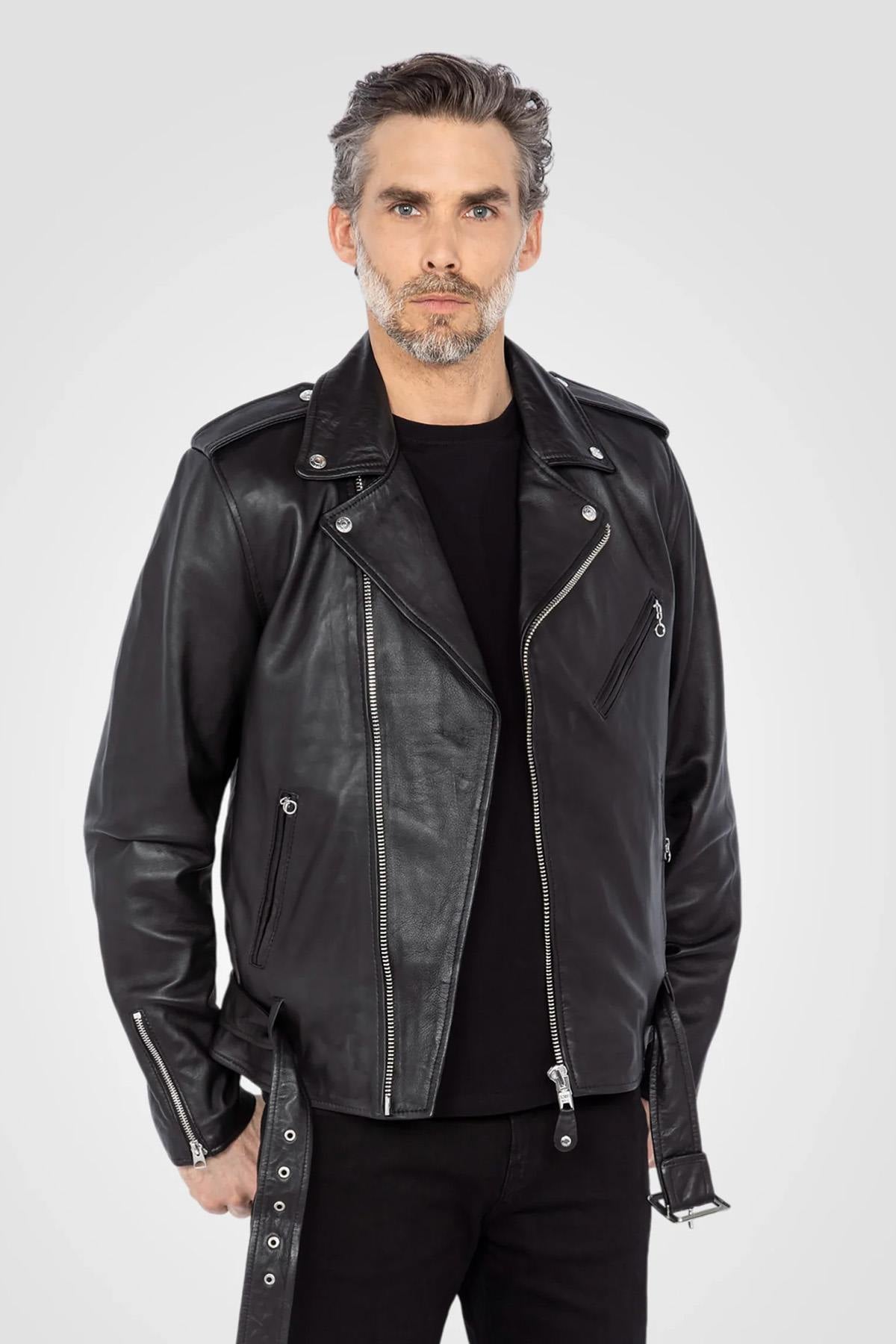 Chaqueta Hombre Schott LC1150 BLACK — vista 4