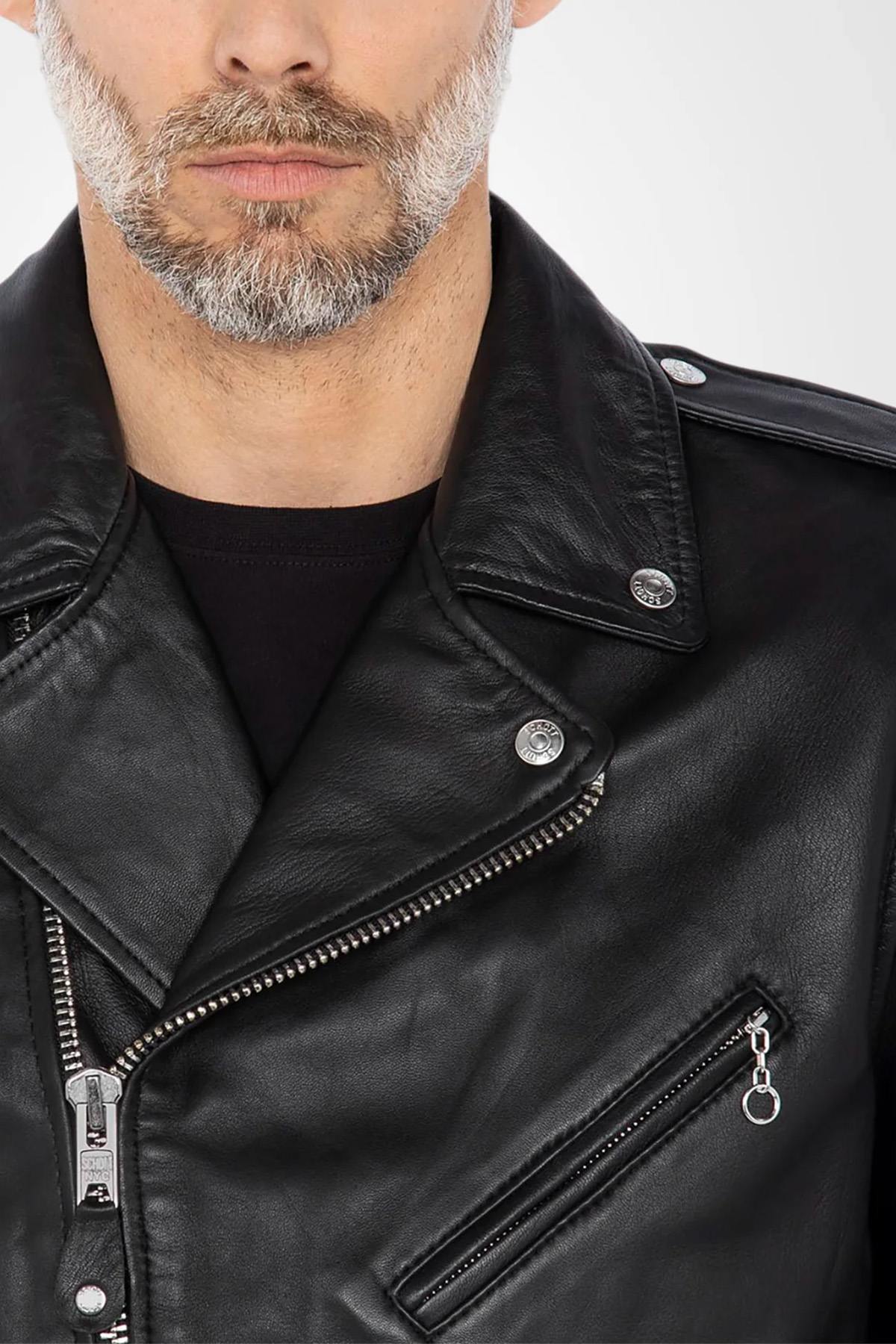 Chaqueta Hombre Schott LC1150 BLACK — vista 3