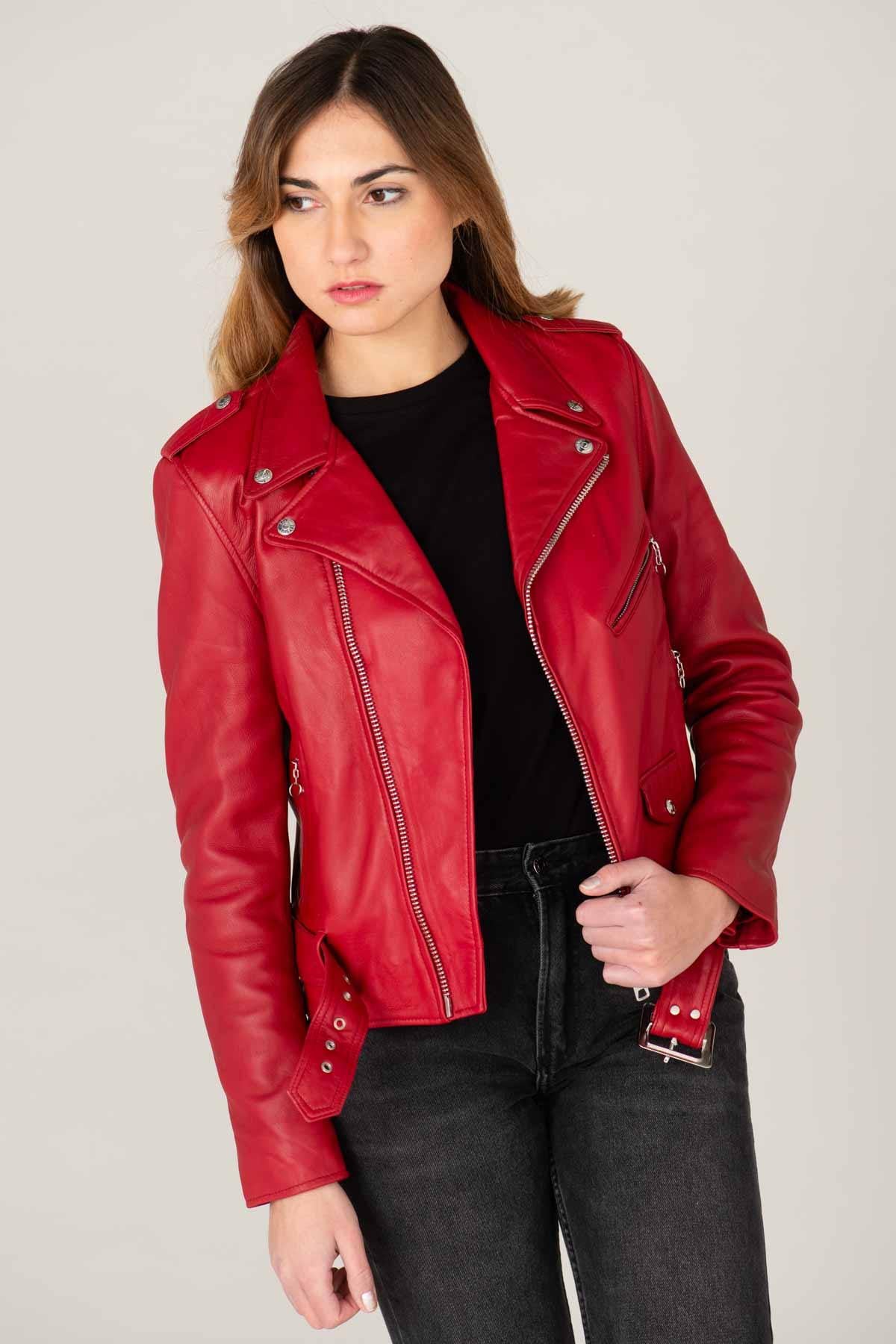 Damen Jacke Schott LCW8600 RED — Ansicht 7