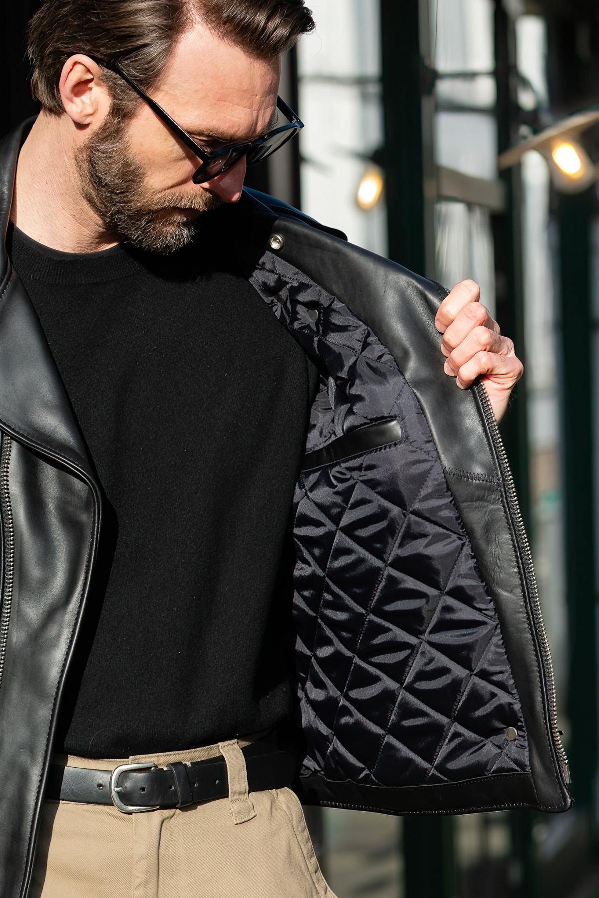 Blouson Homme Schott PERFECTO 118 NOIR — vue 7