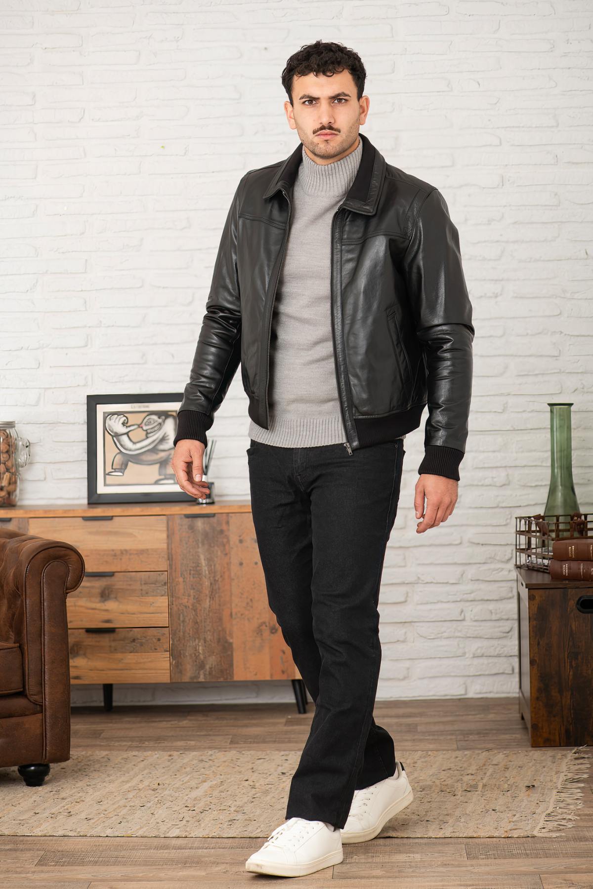 Chaqueta Hombre Serge Pariente KEATON BLACK — vista 2