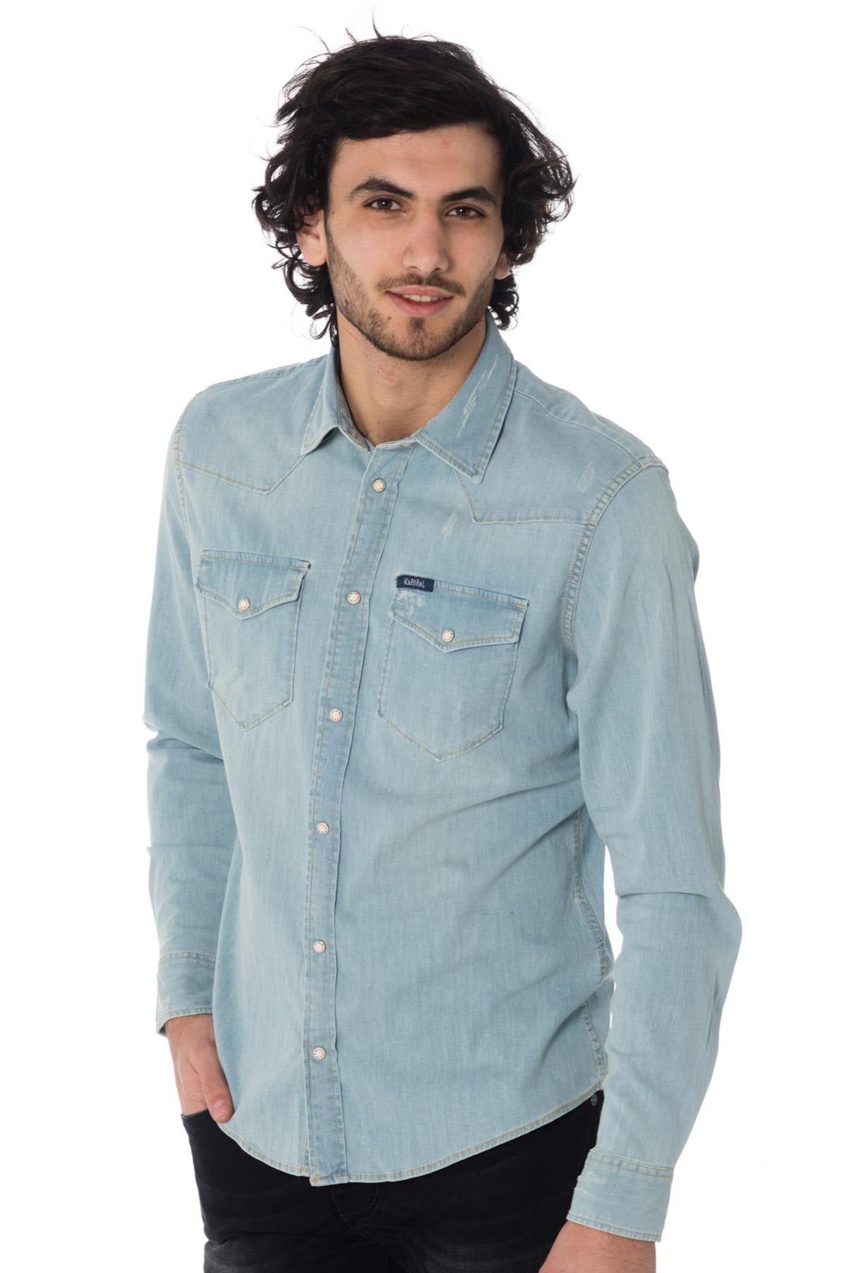 Camicia Uomo Kaporal DIEGO BLEACH — vista 3
