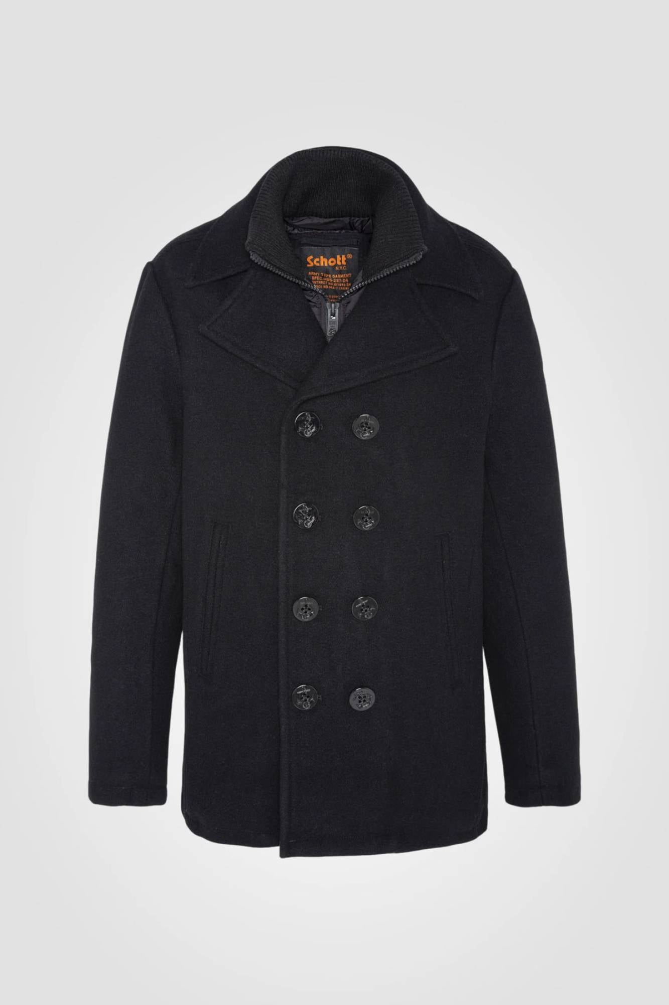 Manteau Homme Schott CYCLONE2 NOIR — vue 1