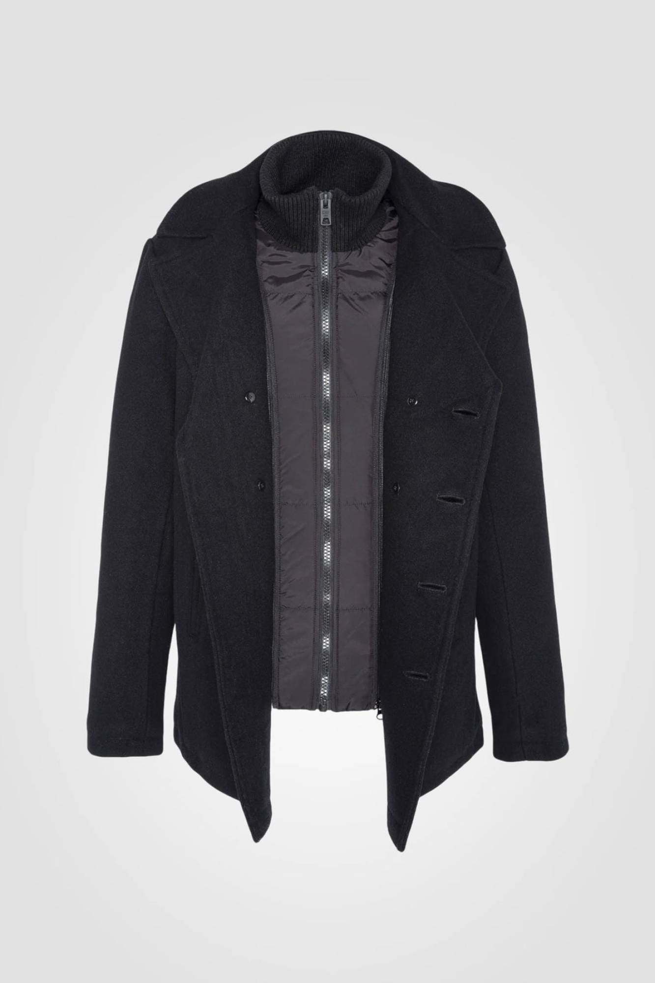 Manteau Homme Schott CYCLONE2 NOIR — vue 2