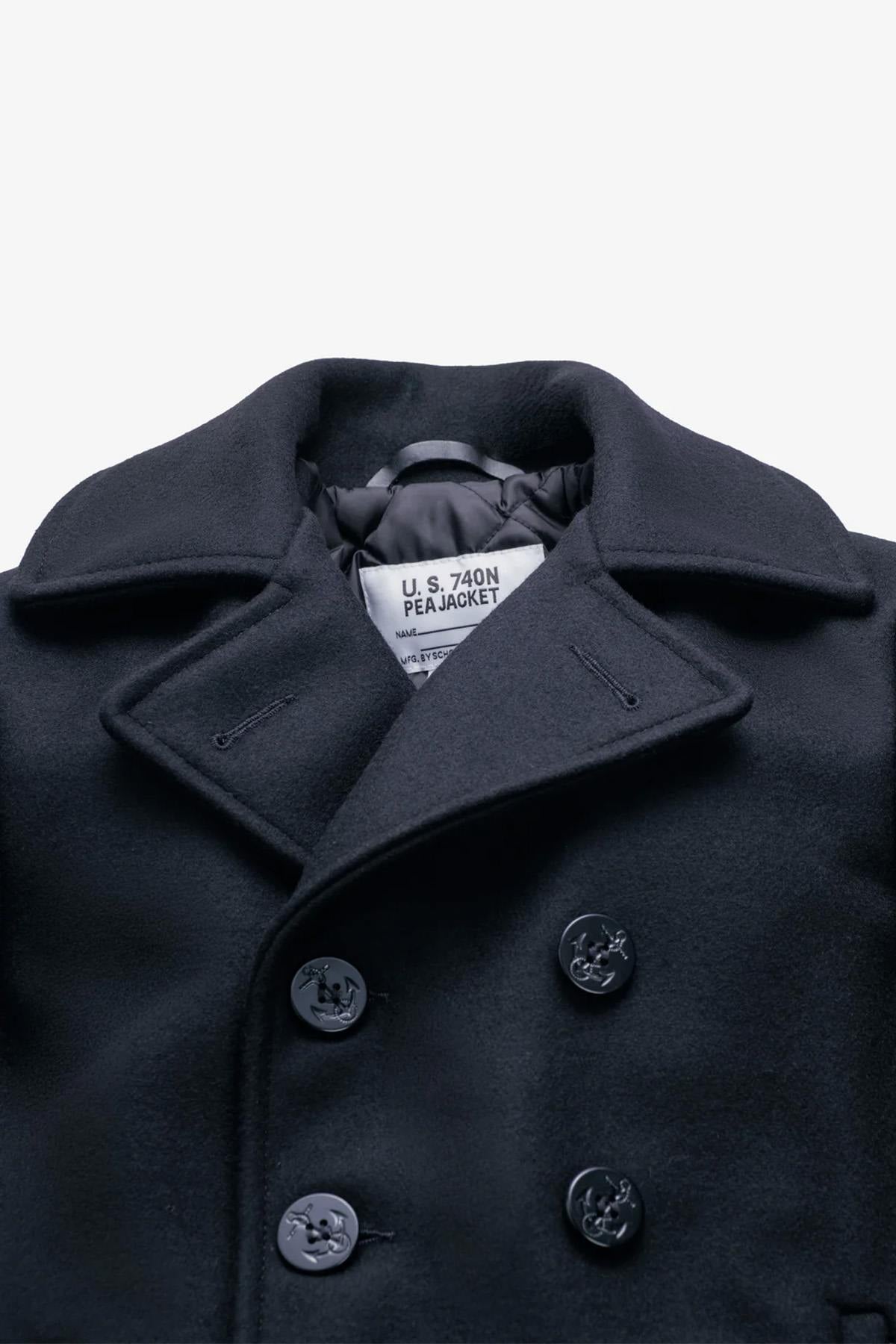 Herren Mantel Schott CABAN 740 MARINE — Ansicht 7