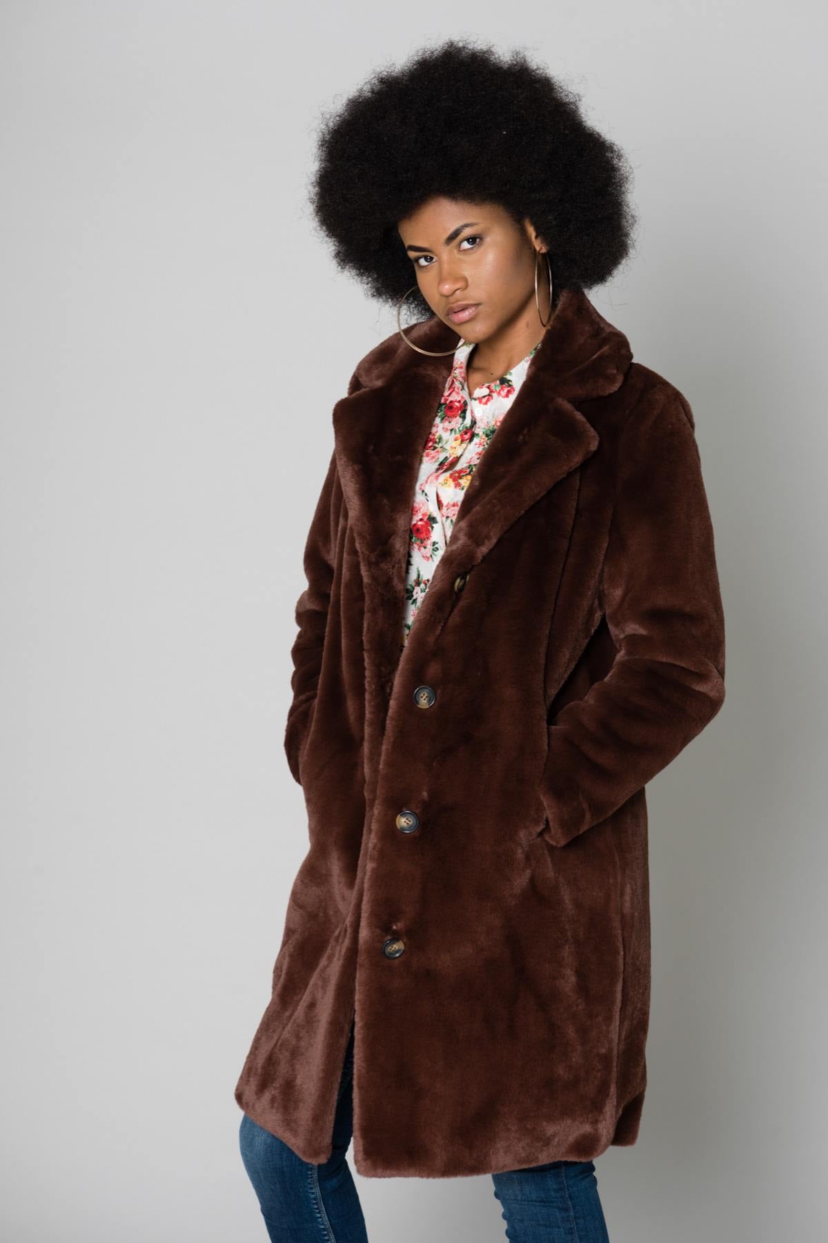 Cazadora Mujeres Oakwood CYBER MARRON 502 — vista 2