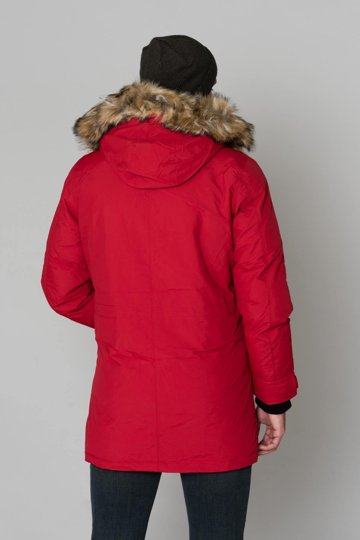 Herren Mantel Schott M53X DARK RED — Ansicht 6