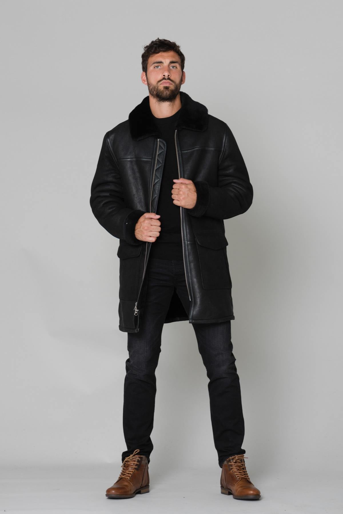 Cazadora Hombre Schott LCCOLORADO BLACK — vista 2