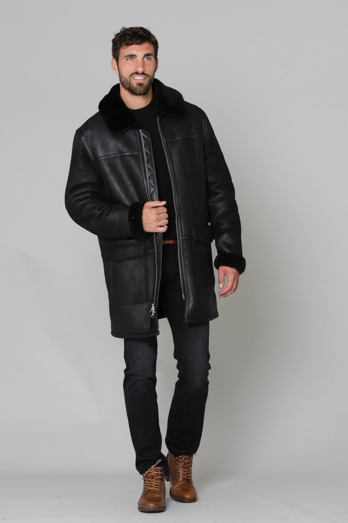 Cazadora Hombre Schott LCCOLORADO BLACK — vista 4