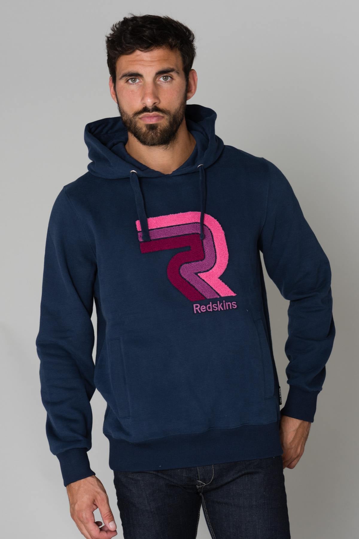 Jersey/sudadera Hombre Redskins SLEEVE SKYLINE NAVY BLUE — vista 1