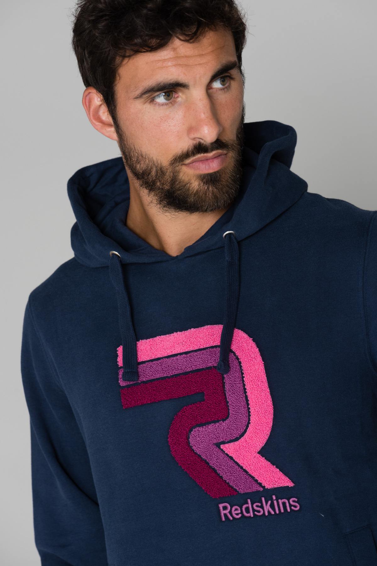 Jersey/sudadera Hombre Redskins SLEEVE SKYLINE NAVY BLUE — vista 3