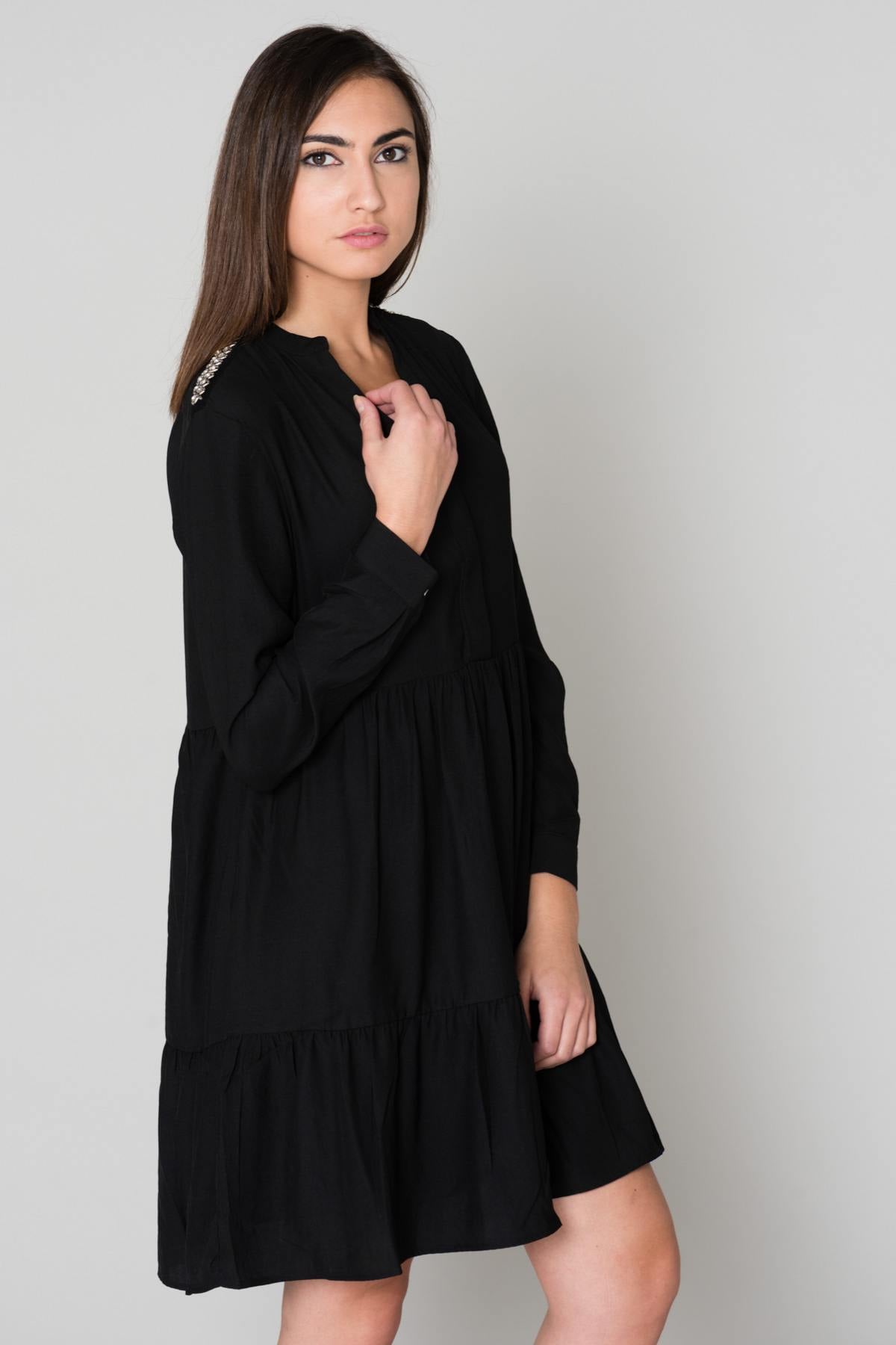 Damen Rock/kleid Le Temps Des Cerises ROBE MIKA BLACK — Ansicht 4