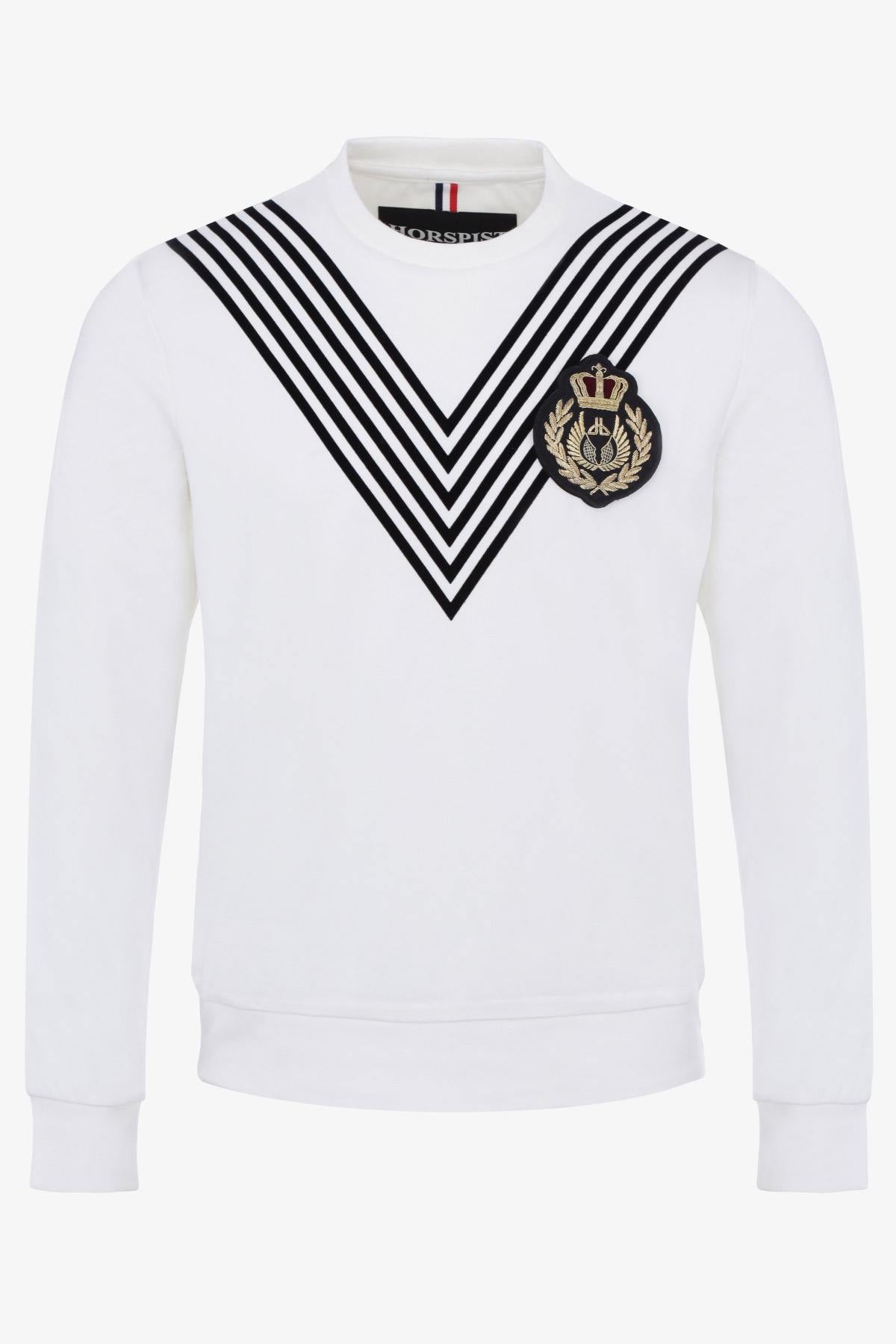 Pull/sweatshirt Homme Horspist DIEGO WHITE  — vue 5