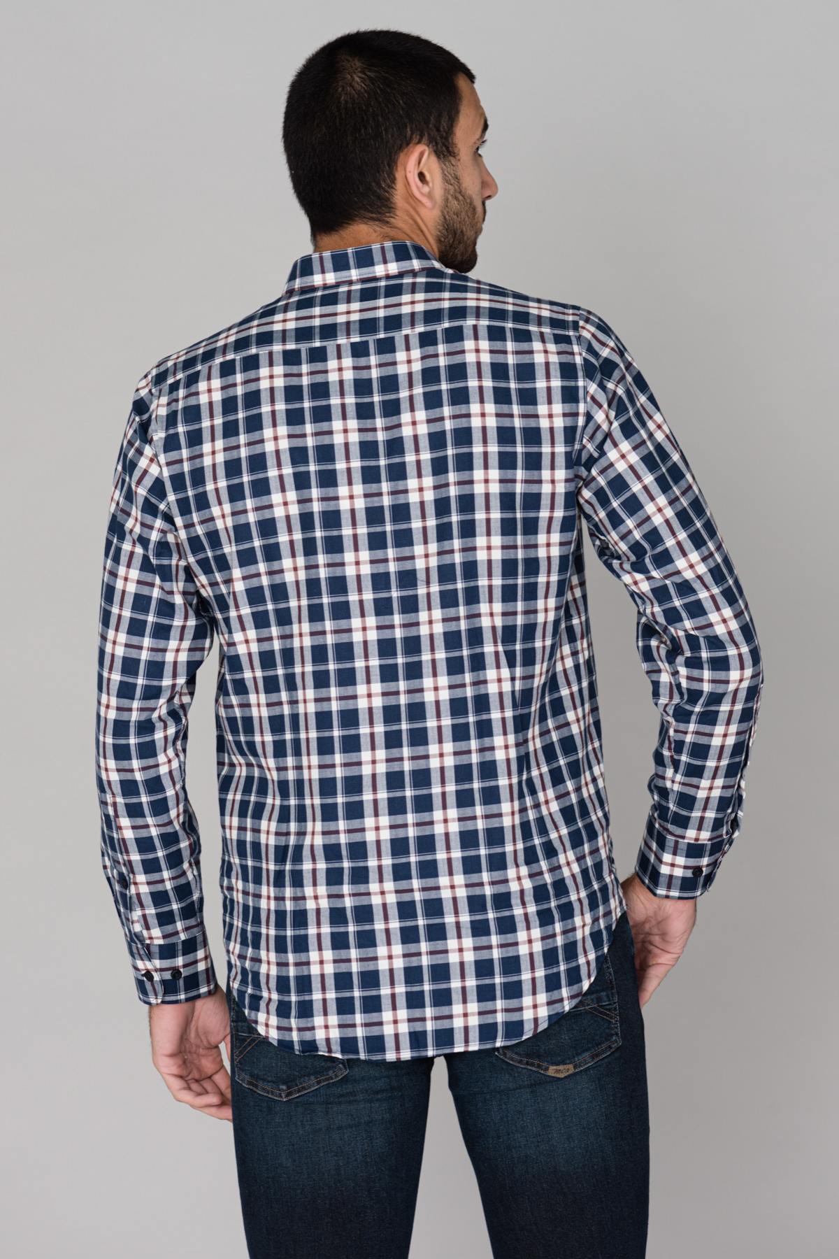 Camisa Hombre Mcs CHEMISE C0174-752 MARINE — vista 3