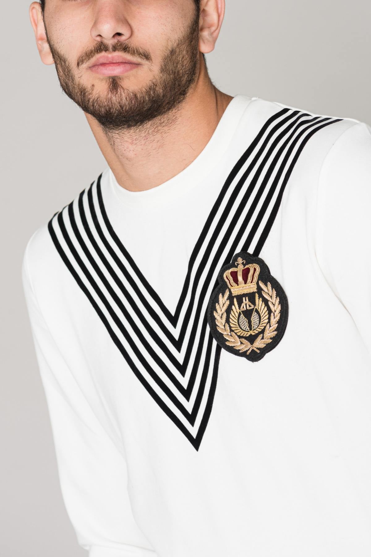 Pull/sweatshirt Homme Horspist DIEGO WHITE  — vue 4