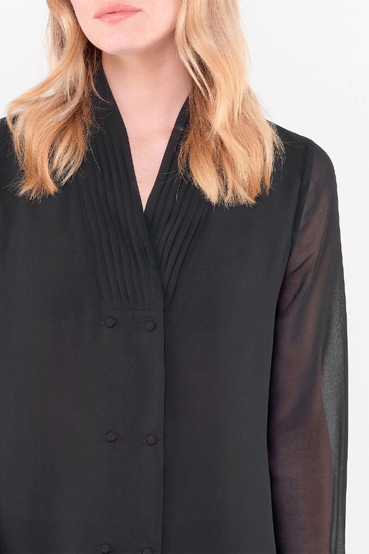 Camicia Donna Le Temps Des Cerises CHE ANITA BLACK — vista 3