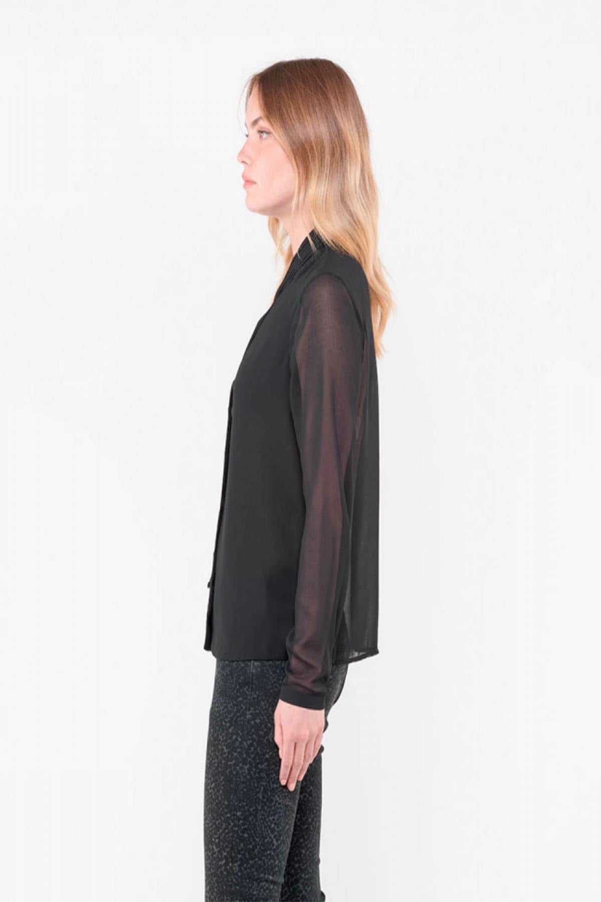 Camicia Donna Le Temps Des Cerises CHE ANITA BLACK — vista 4