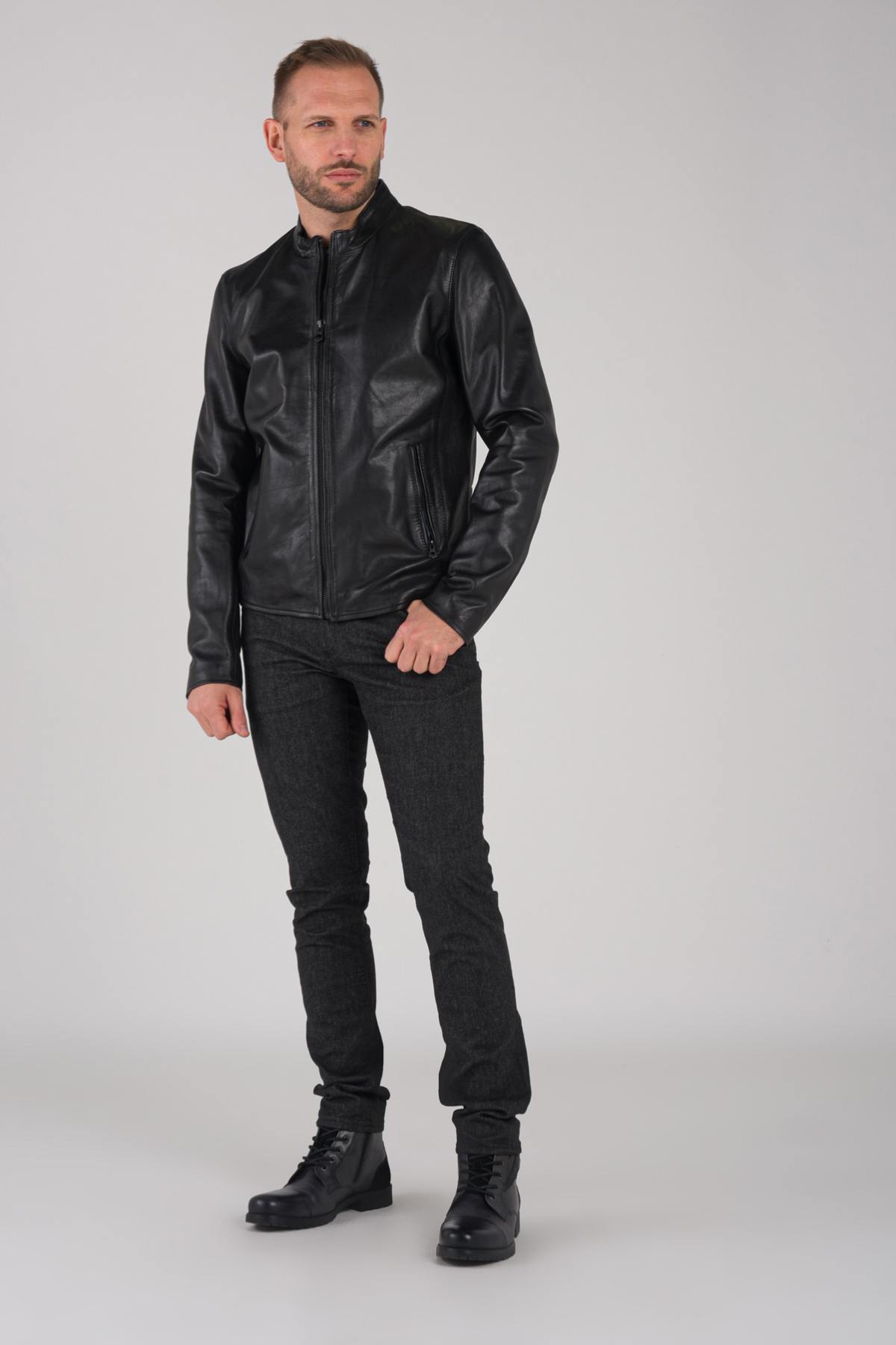 Herren Jacke Daytona FERULLI SHEEP MANILA BLACK — Ansicht 2