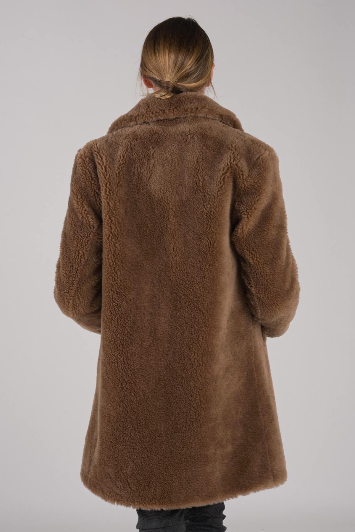 Cazadora Mujeres Intuition FIRMA TEDDY MARRON — vista 3