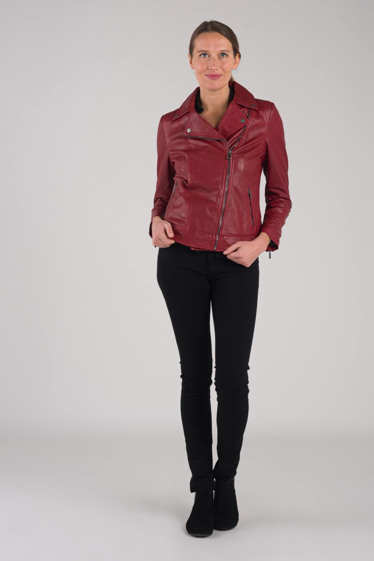 Giacche Donna Rose Garden BREDA CURVE SHEEP MANILA RED CHILI — vista 2