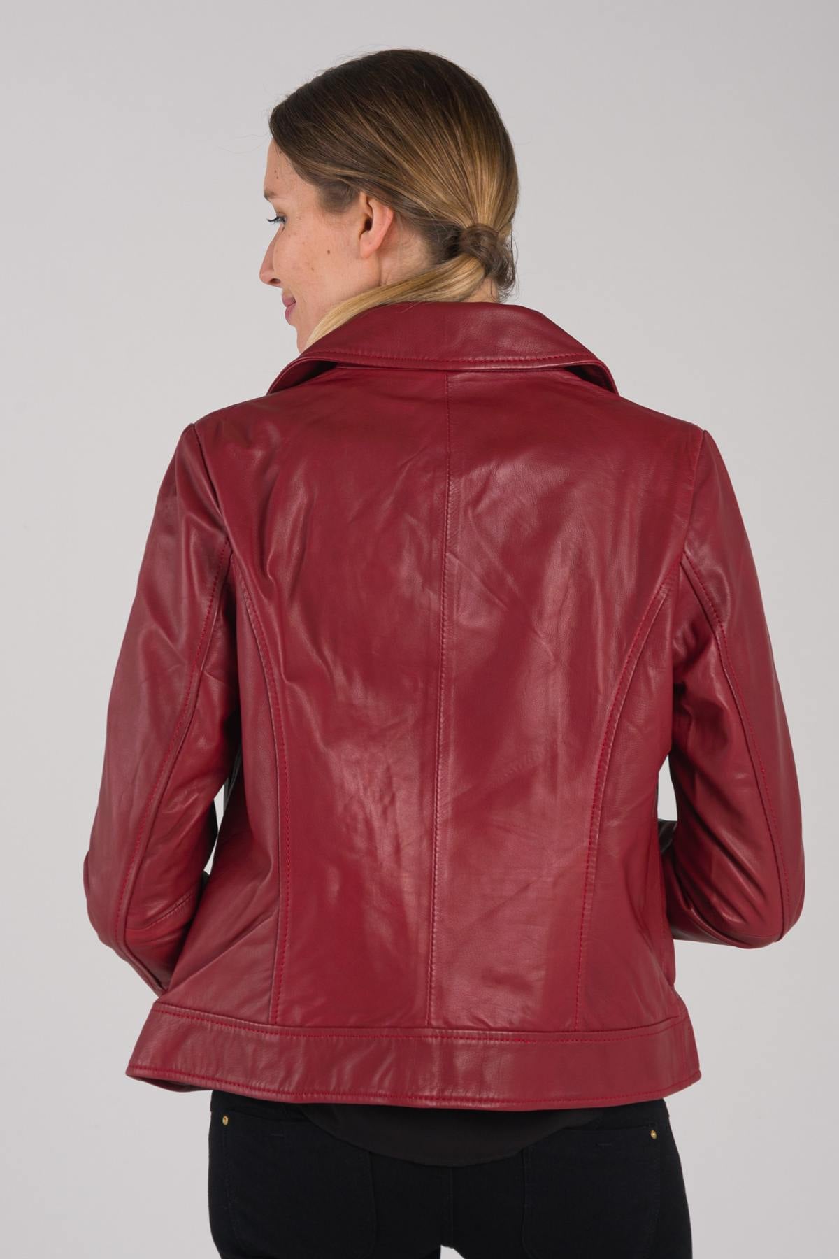 Giacche Donna Rose Garden BREDA CURVE SHEEP MANILA RED CHILI — vista 4