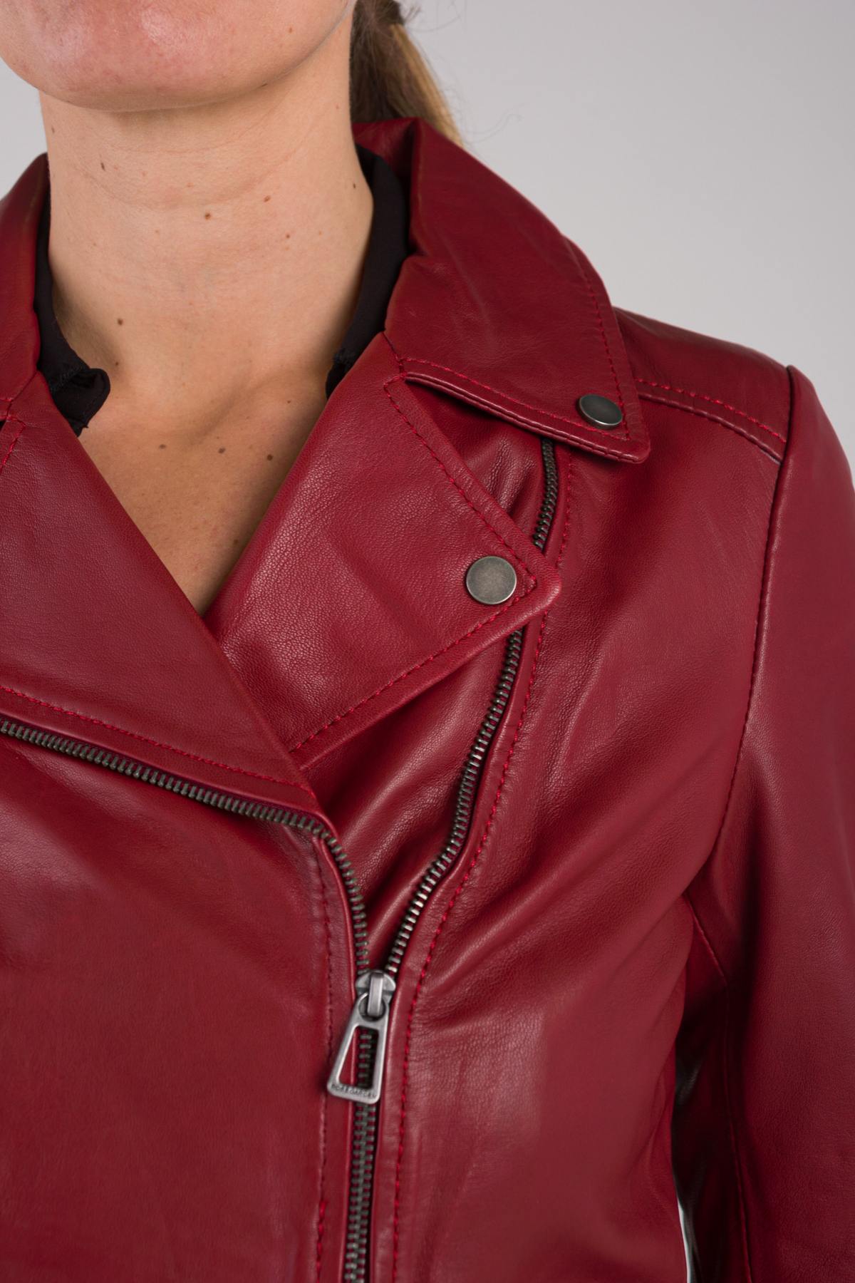 Giacche Donna Rose Garden BREDA CURVE SHEEP MANILA RED CHILI — vista 6