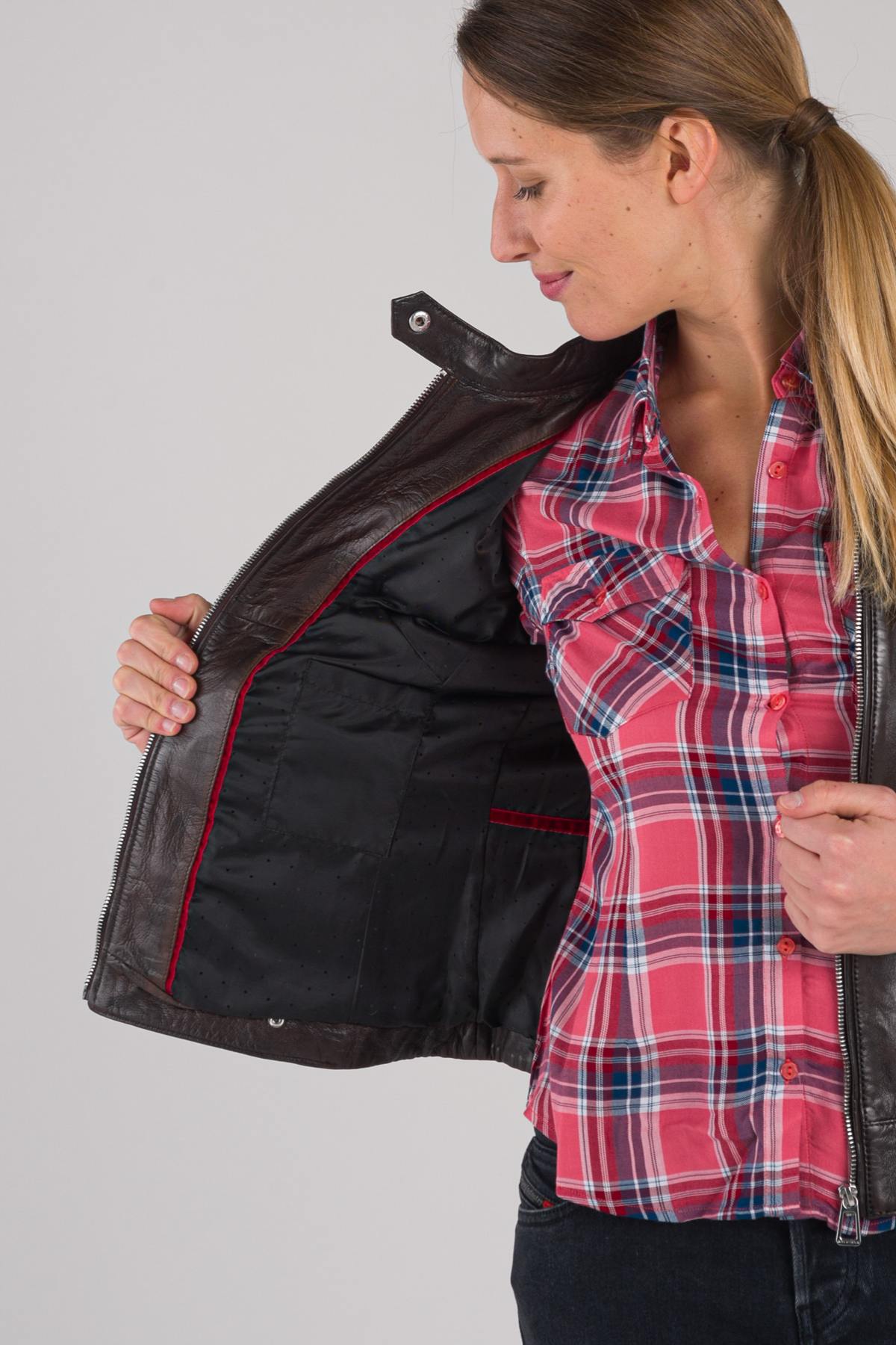 Chaqueta Mujeres Rose Garden SILENE LAMB SANDY/AOSTA R-BROWN — vista 6