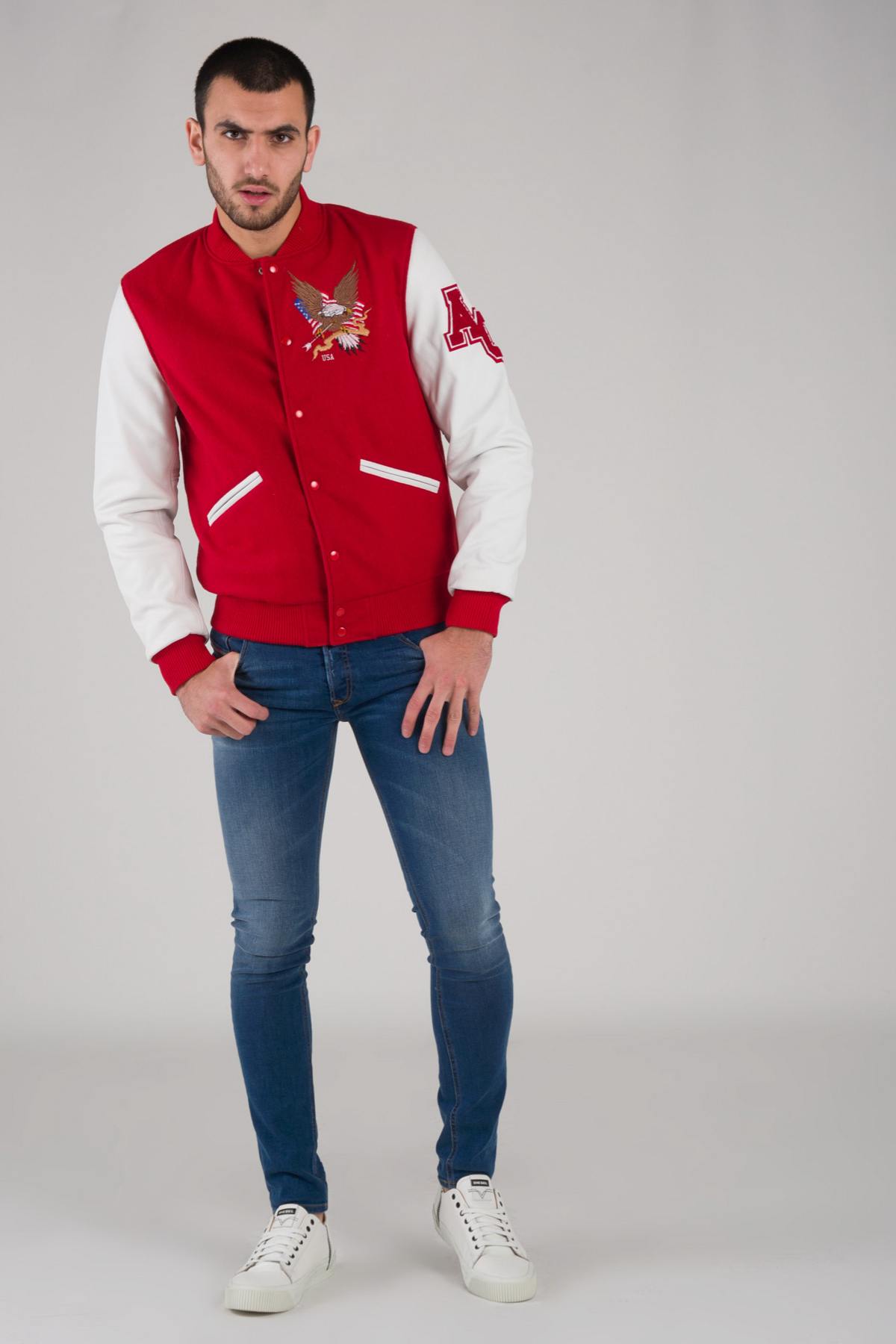 Herren Jacke American College REF 71 RED/WHITE — Ansicht 3