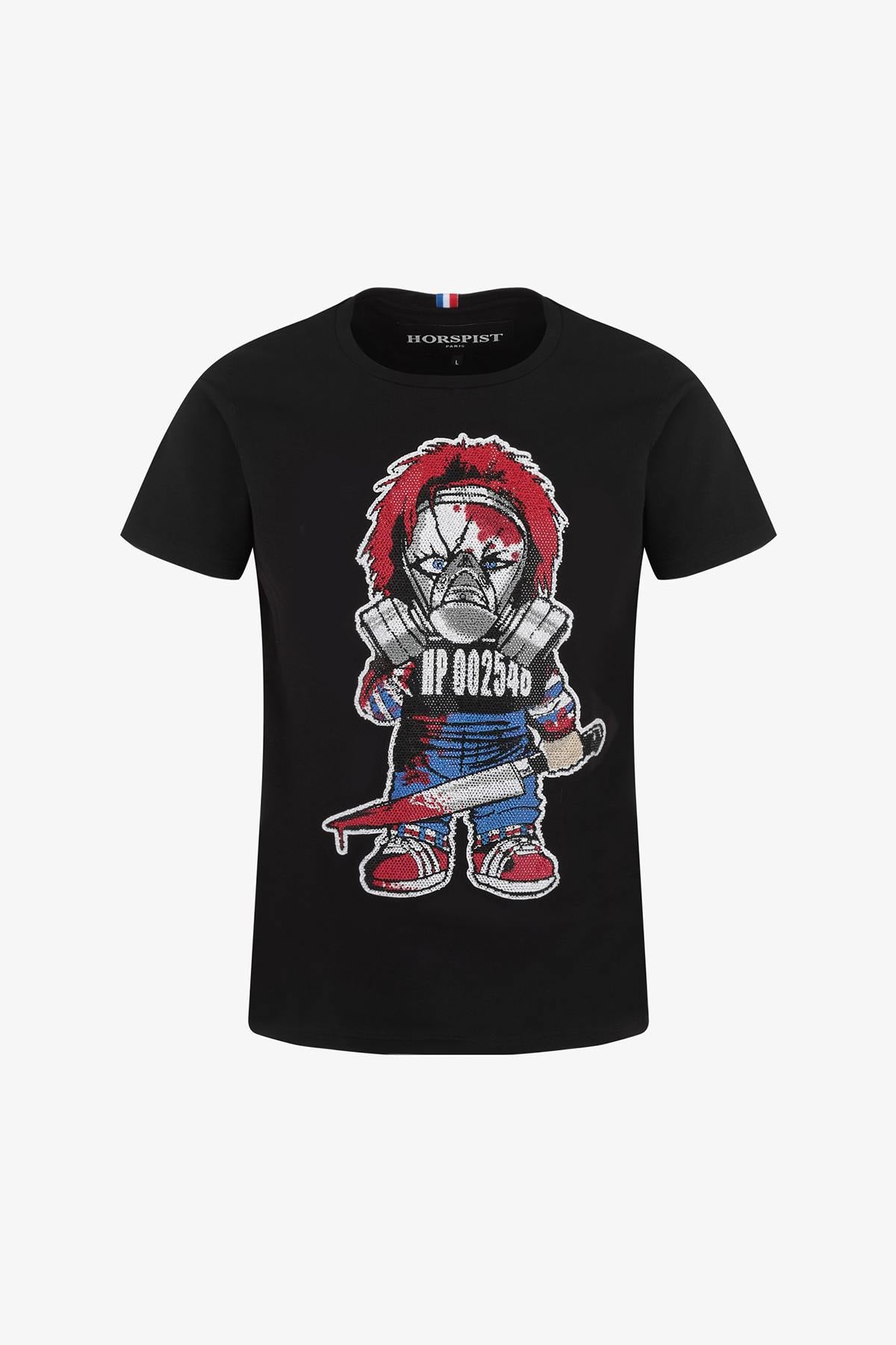 Camiseta Hombre Horspist TSHIRT CHUCK BLACK — vista 6