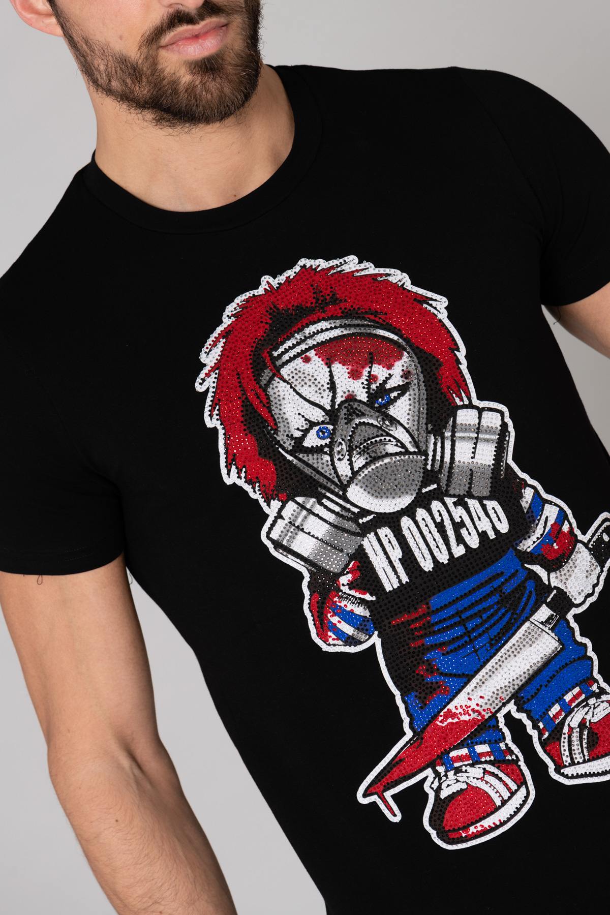 Camiseta Hombre Horspist TSHIRT CHUCK BLACK — vista 4