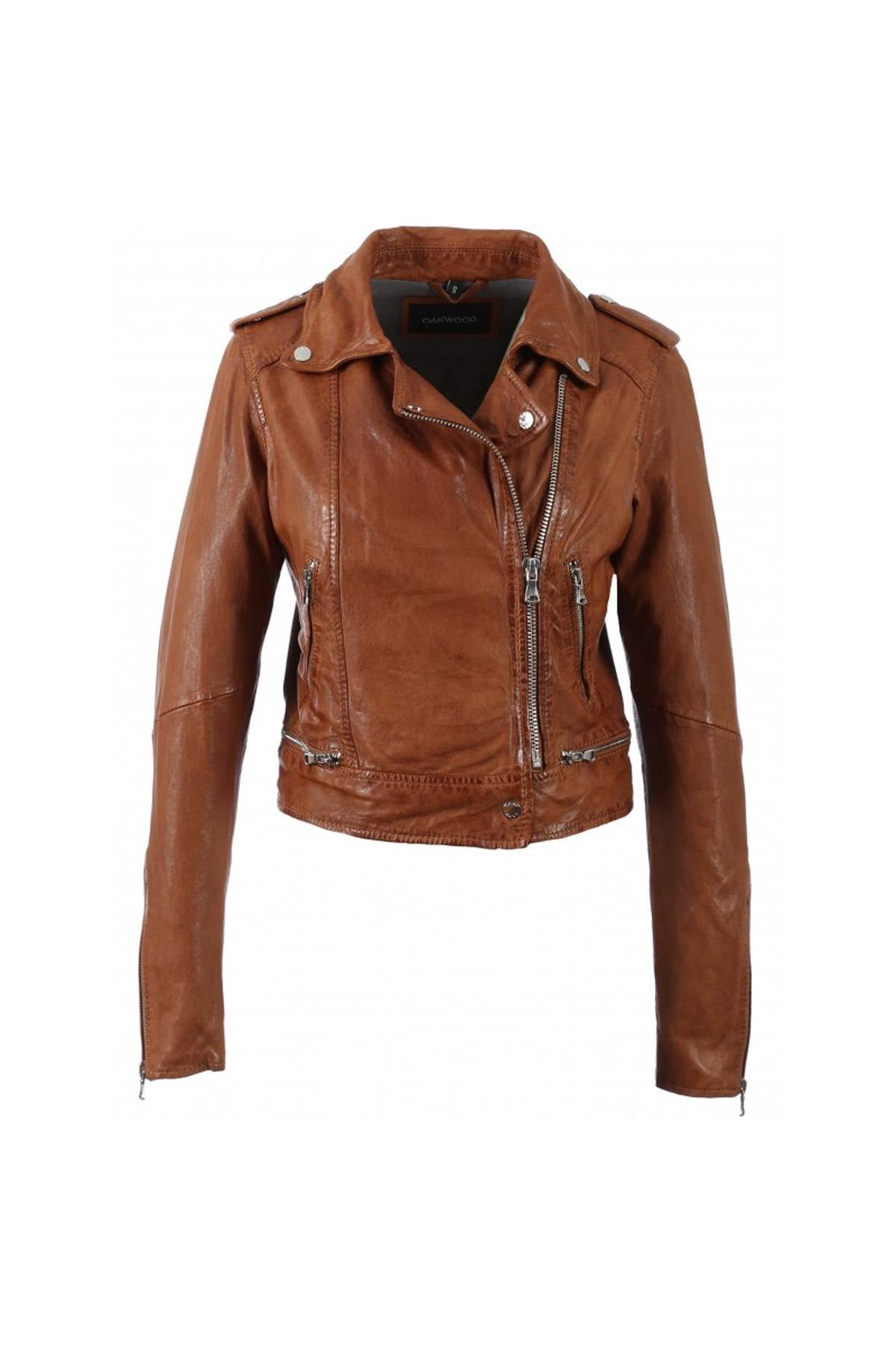 Damen Jacke Oakwood KYOTO COGNAC 507 — Ansicht 10