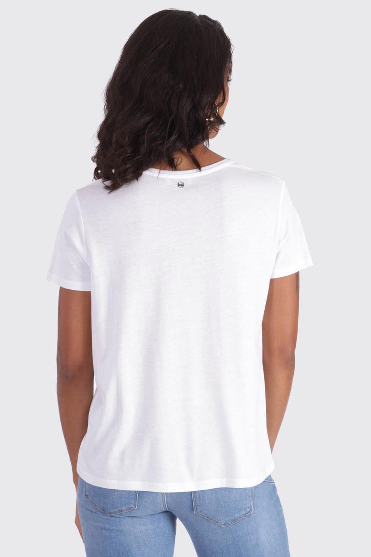 T-shirt Donna Kaporal RIMAL OPT WHITE — vista 3