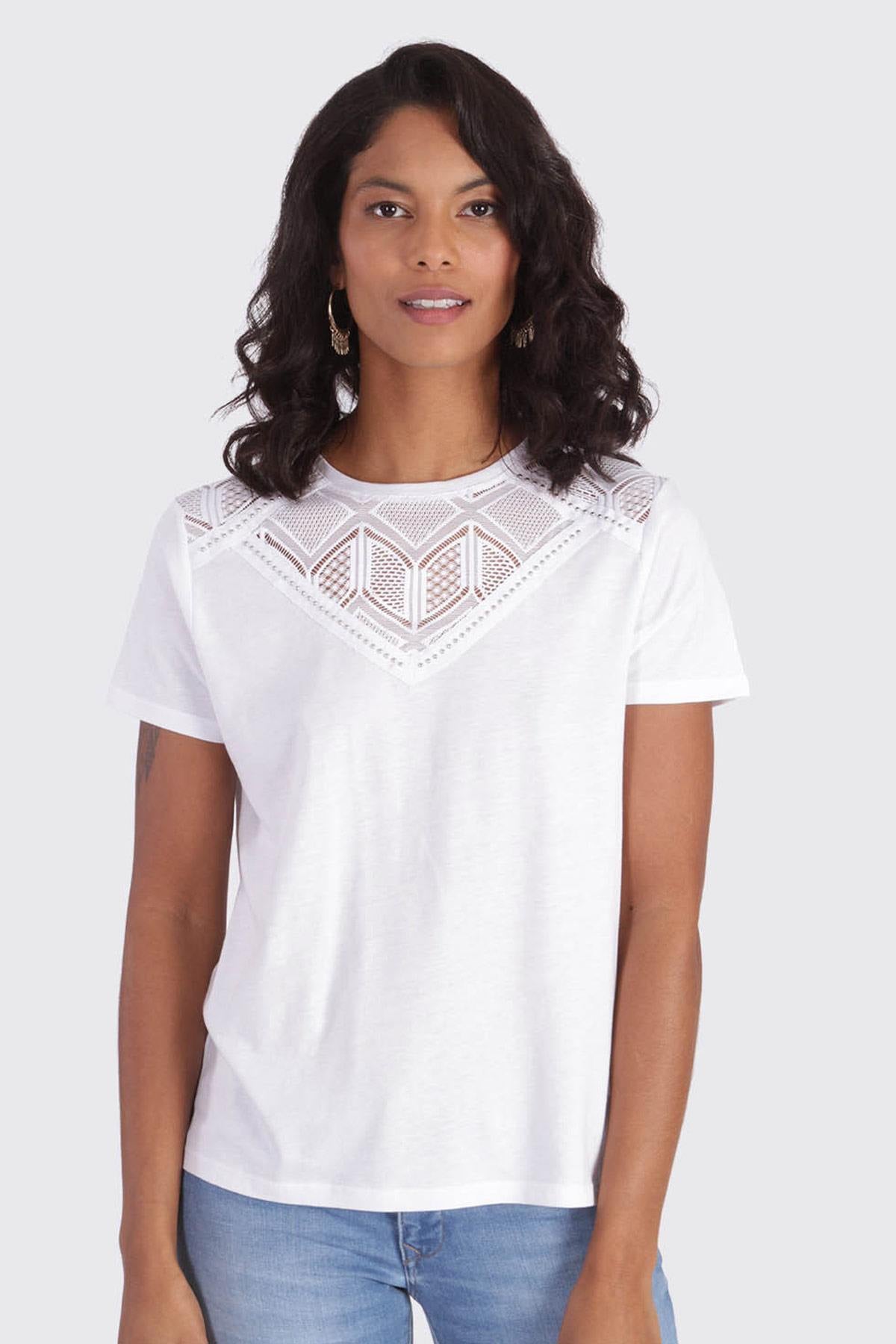 T-shirt Donna Kaporal RIMAL OPT WHITE — vista 1