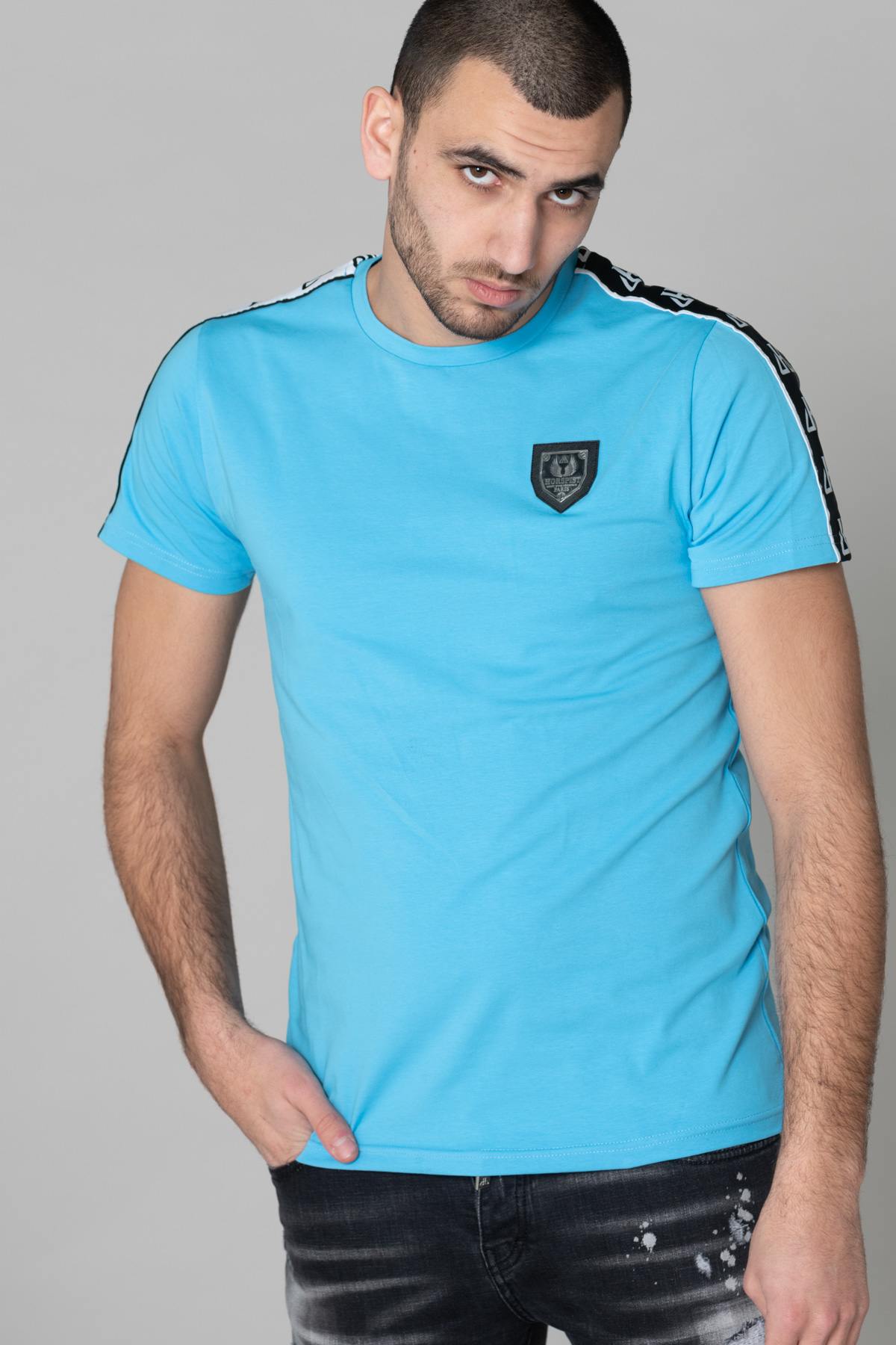 Camiseta Hombre Horspist HOLY TURQUOISE — vista 3