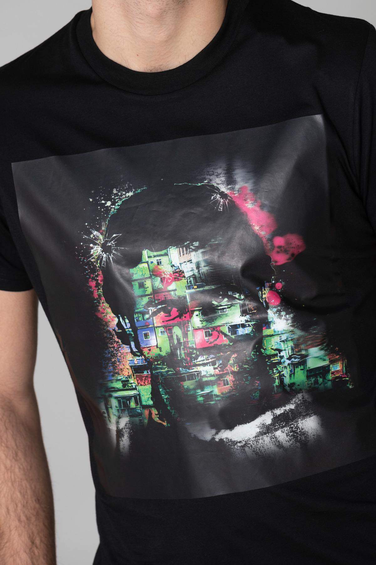 Tee Shirt Homme Horspist PABLO BLACK — vue 2