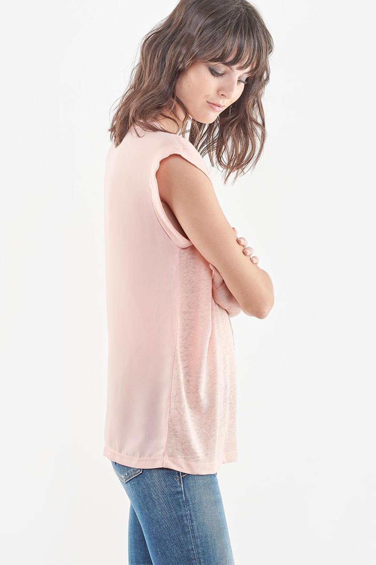 T-shirt Donna Le Temps Des Cerises TSHIRT F CHRIS PEACH — vista 2