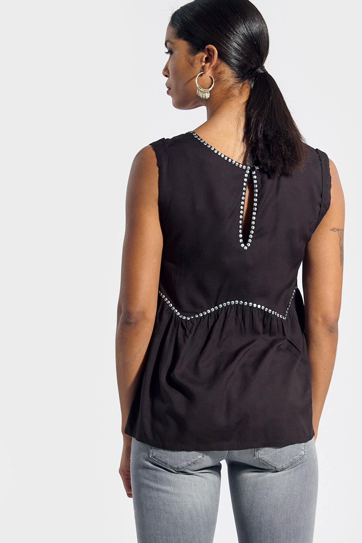T-shirt Donna Kaporal ARTY BLACK — vista 2